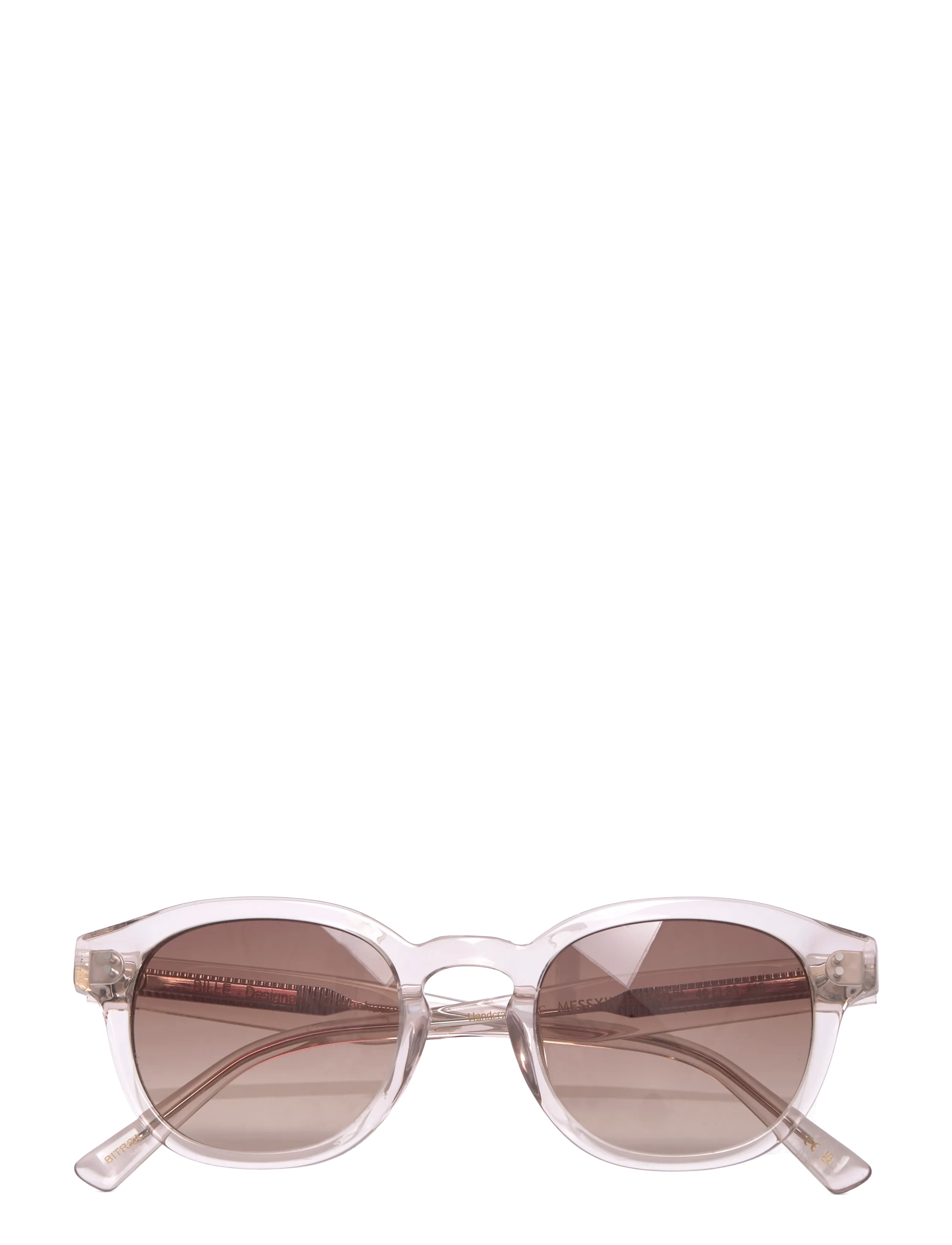 MessyWeekend Bille, One Size, Sunglasses, Braun - Round Frame Männerswear