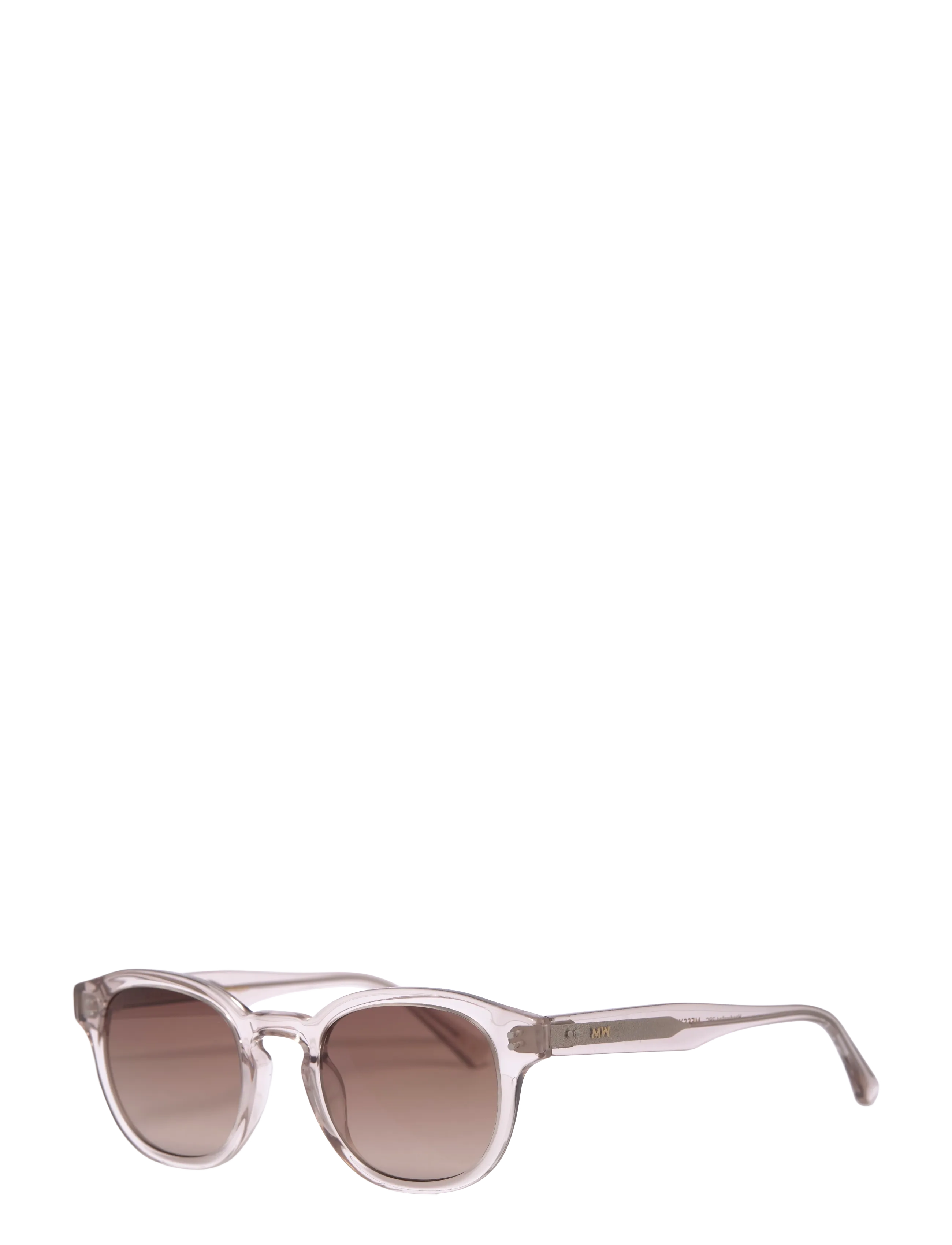MessyWeekend - BILLE - round frame - rosÉ brown - 1