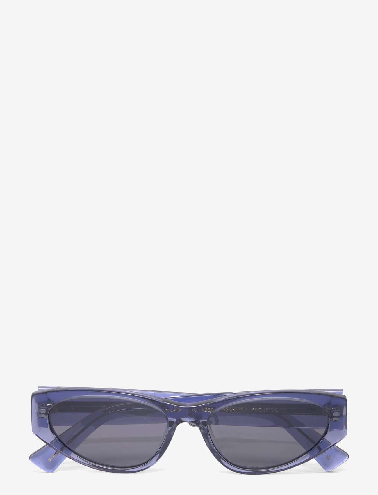 MessyWeekend - BLADE - katės akių formos - transparent blue transparent grey - 0