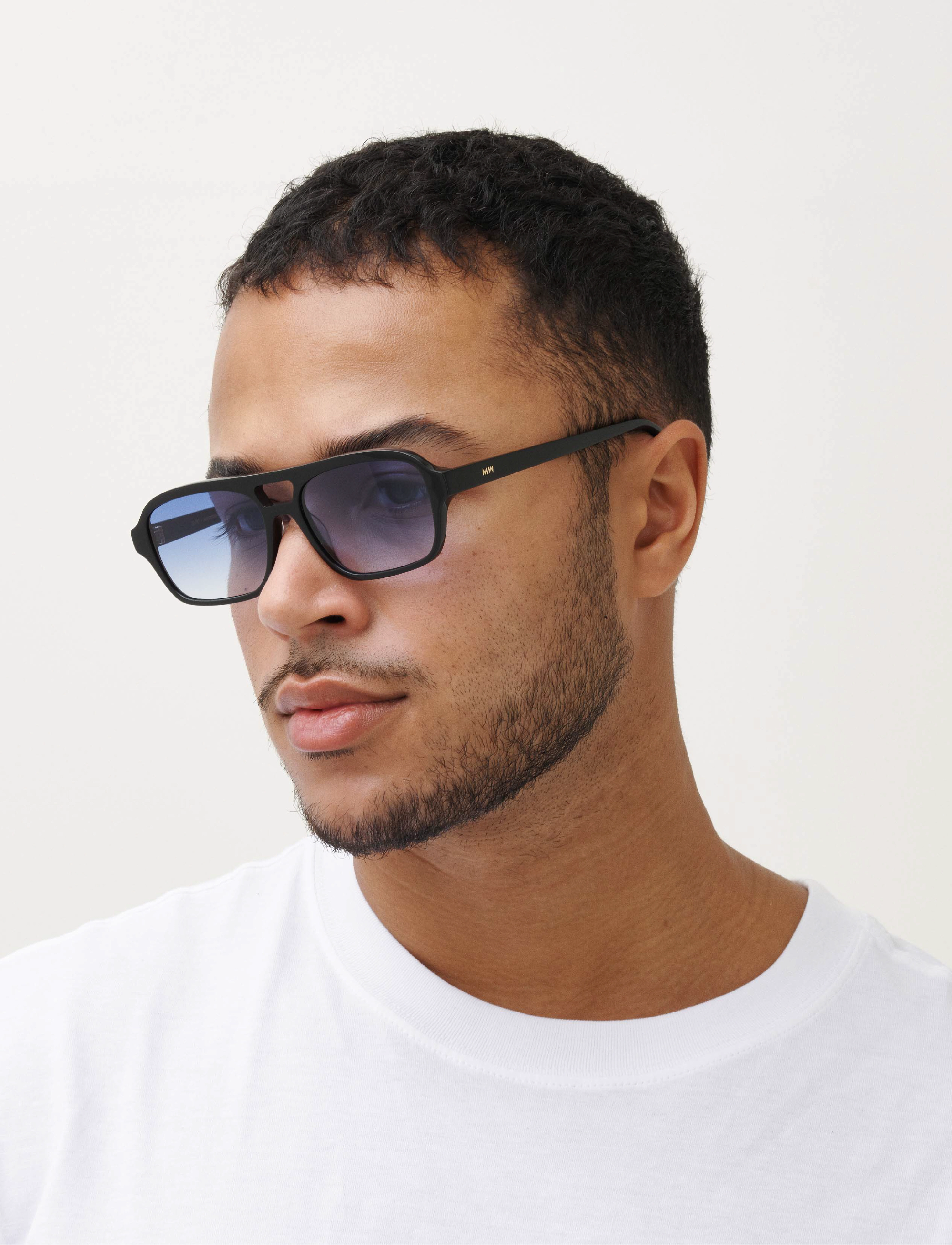 MessyWeekend Burt, One Size, Sunglasses, Schwarz - Aviator Frauen