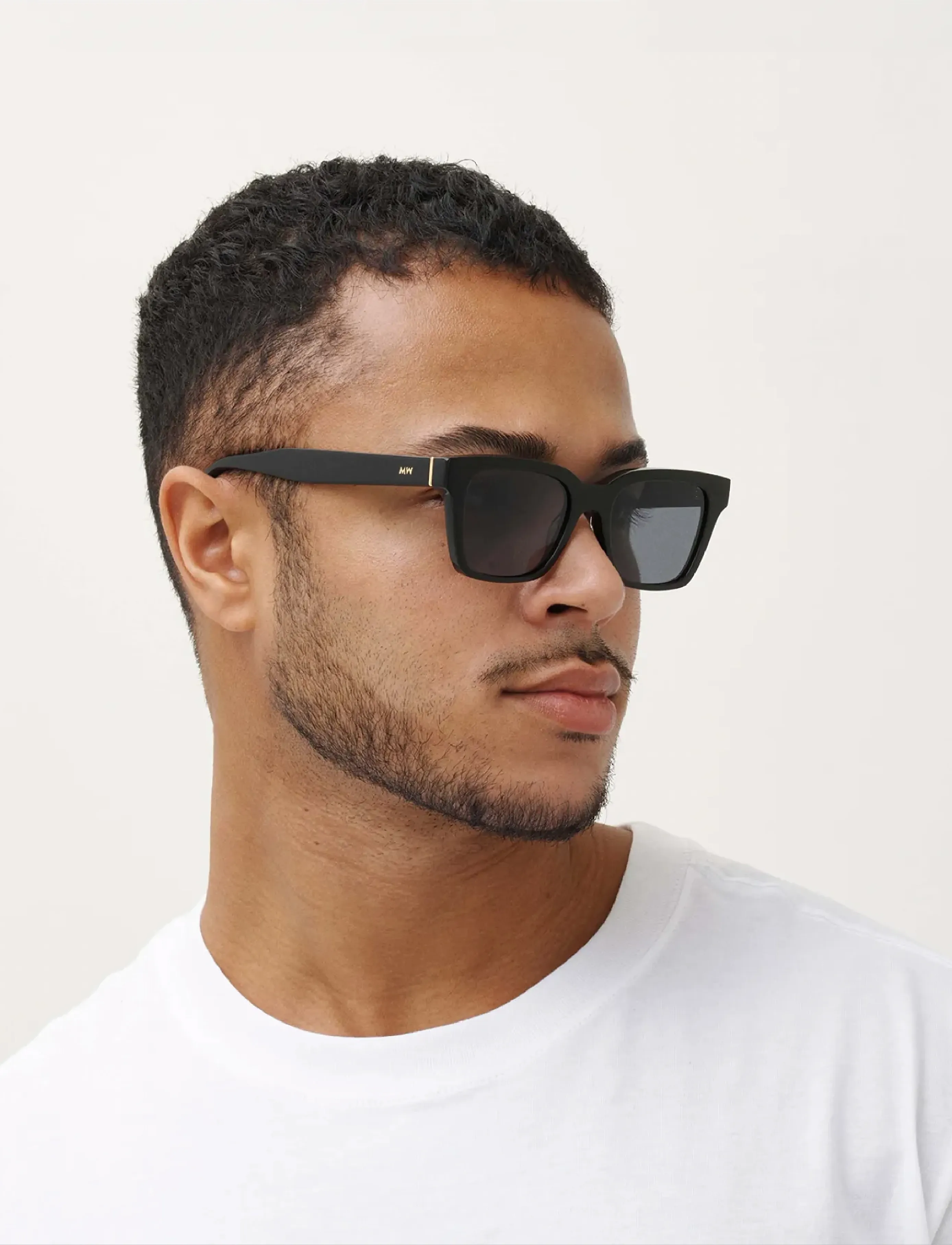MessyWeekend Dean, One Size, Sunglasses, Schwarz - Square Frame Frauen