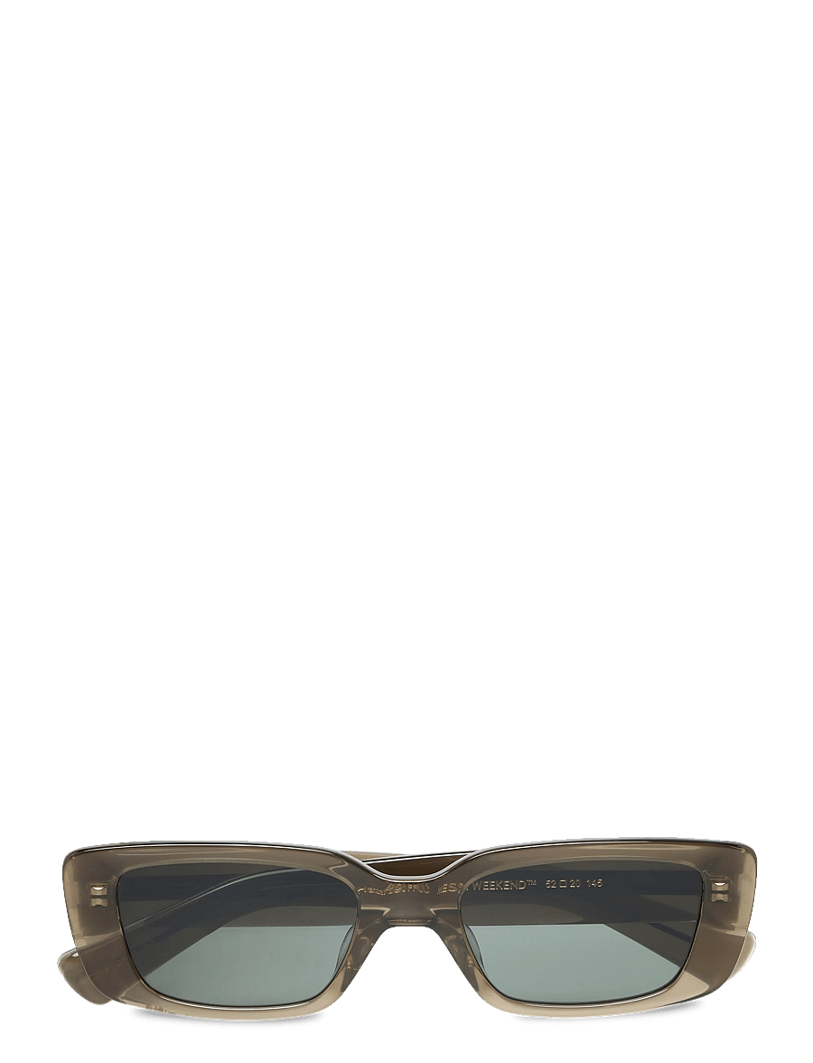 MessyWeekend - GRACE REVEAL - eckiger rahmen - bottle green transparent green - 0