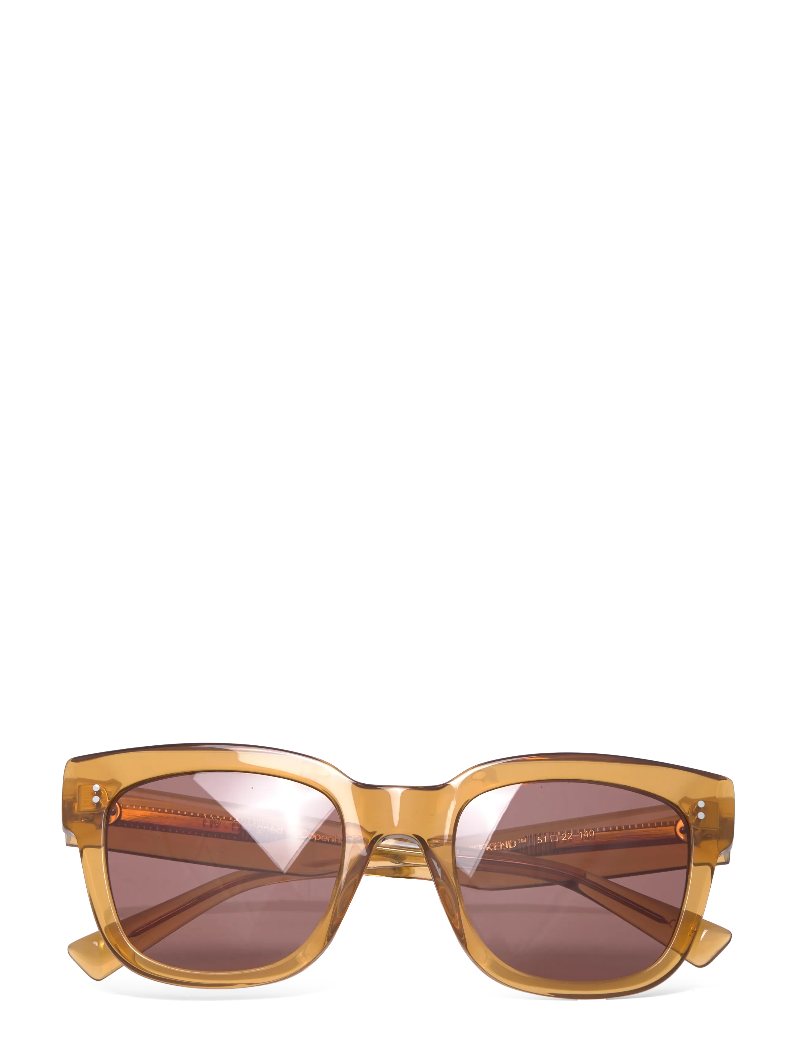 MessyWeekend Liv, One Size, Sunglasses, Braun - D-frame- Wayfarer Männerswear