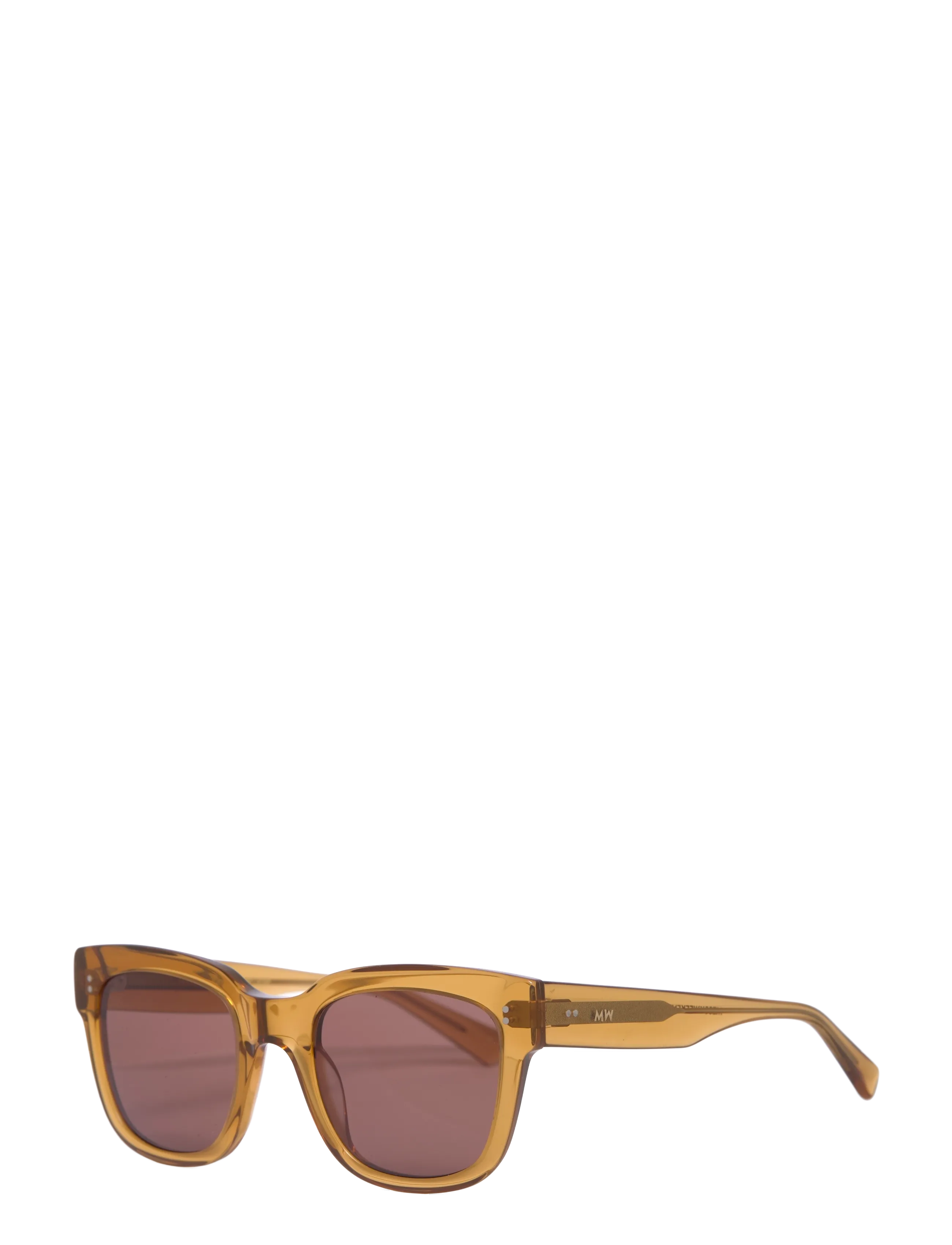 MessyWeekend - LIV - round frame - coffee brown - 1