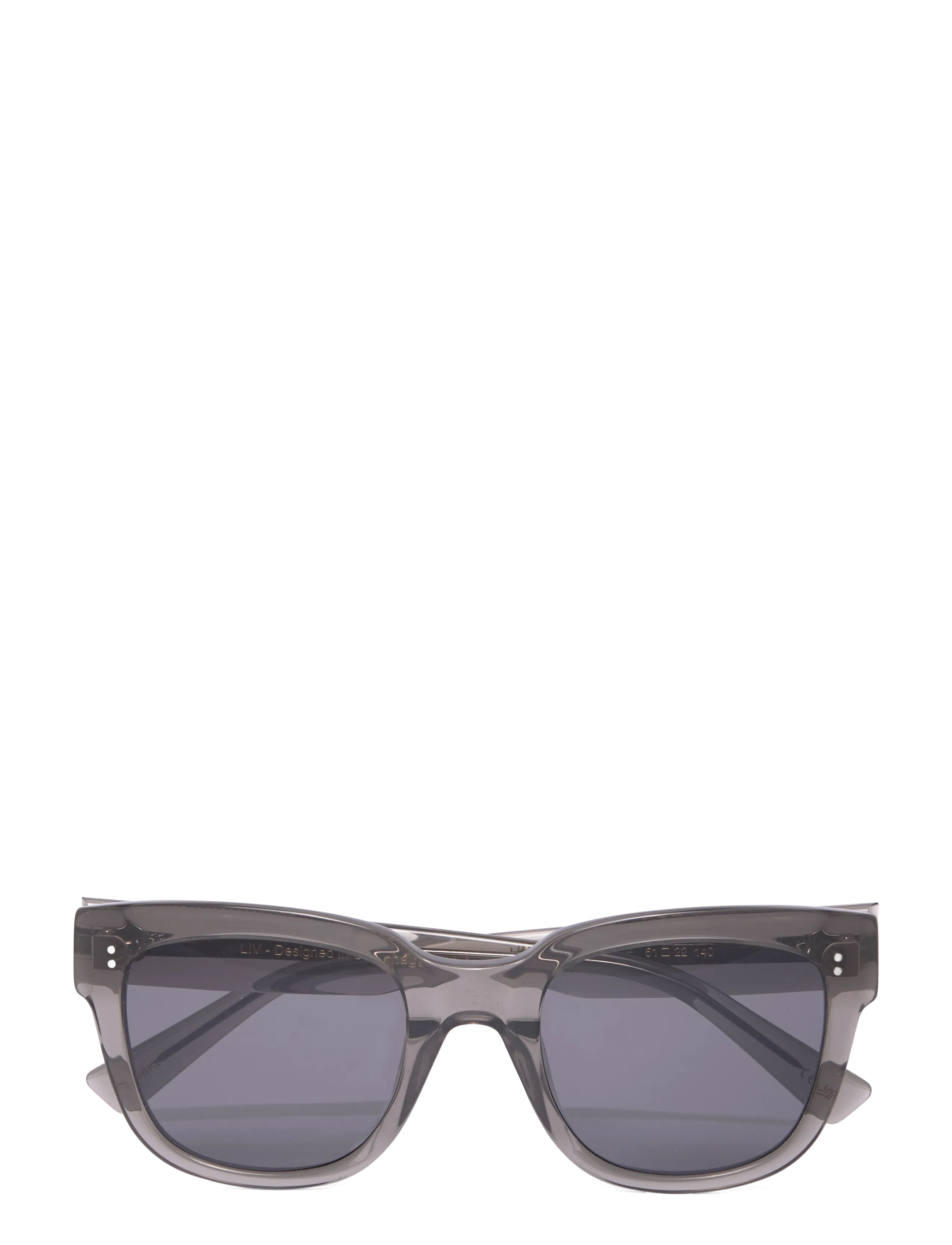 MessyWeekend Liv, One Size, Sunglasses, Grau - D-frame- Wayfarer Frauen