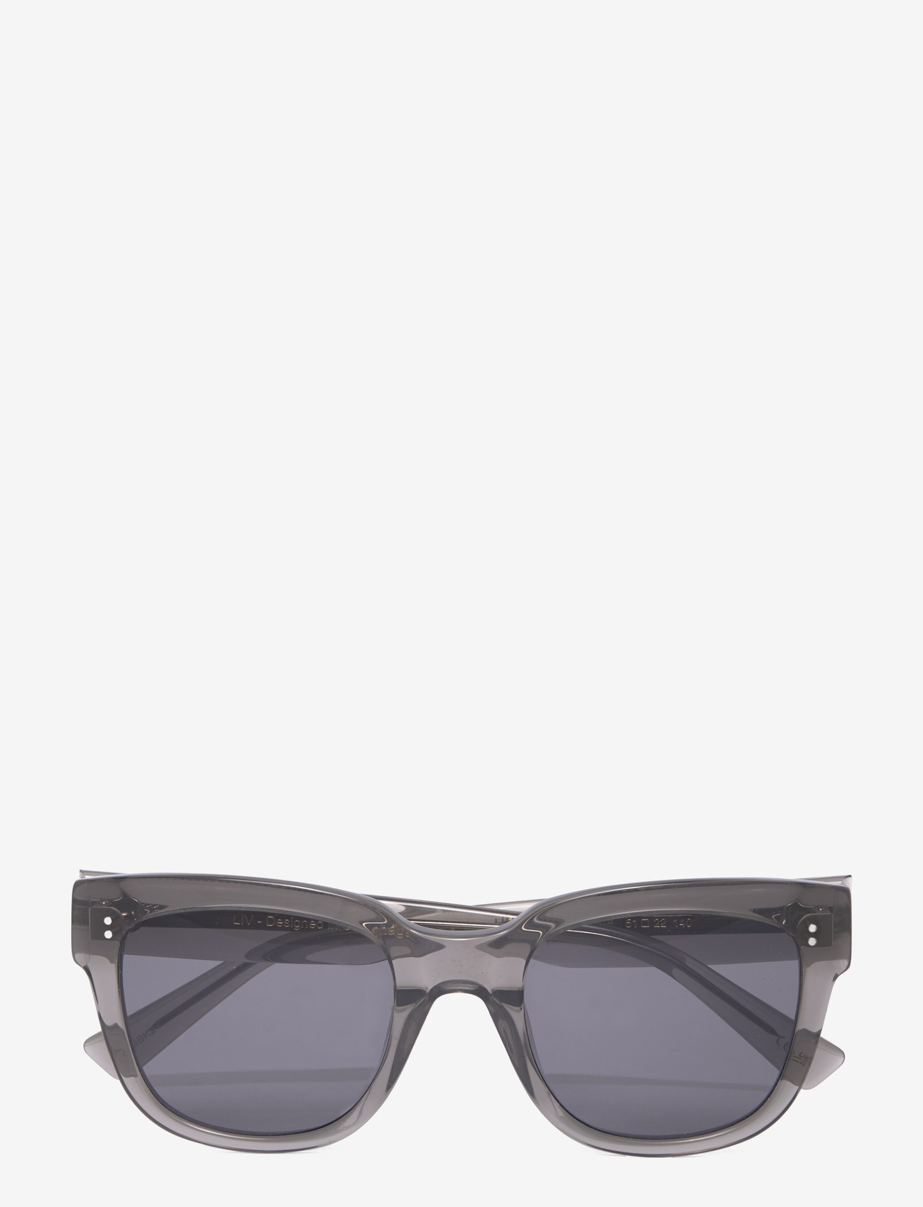 MessyWeekend - LIV - d-shaped solbriller - crystal grey - 0
