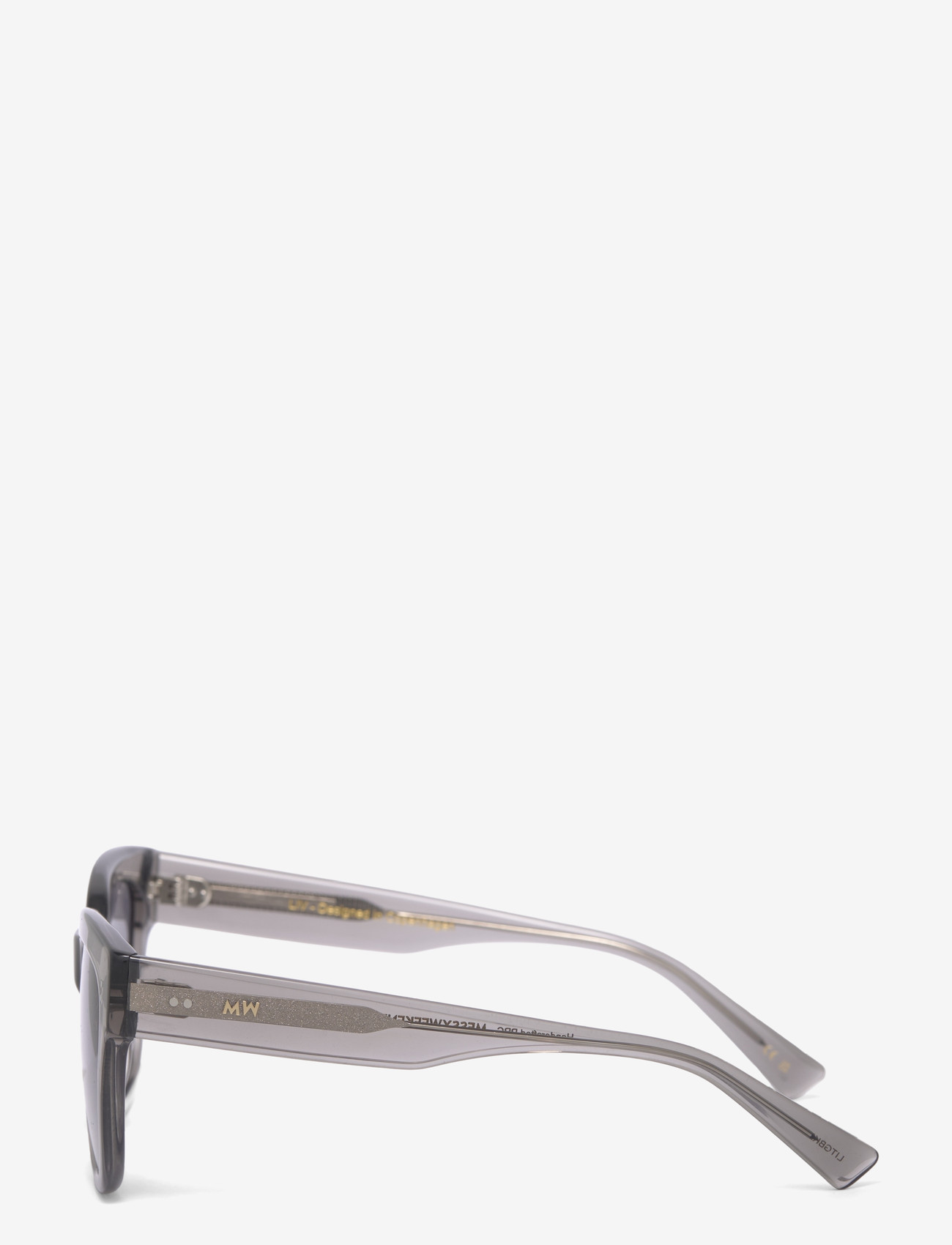 MessyWeekend - LIV - d-shaped solbriller - crystal grey - 2