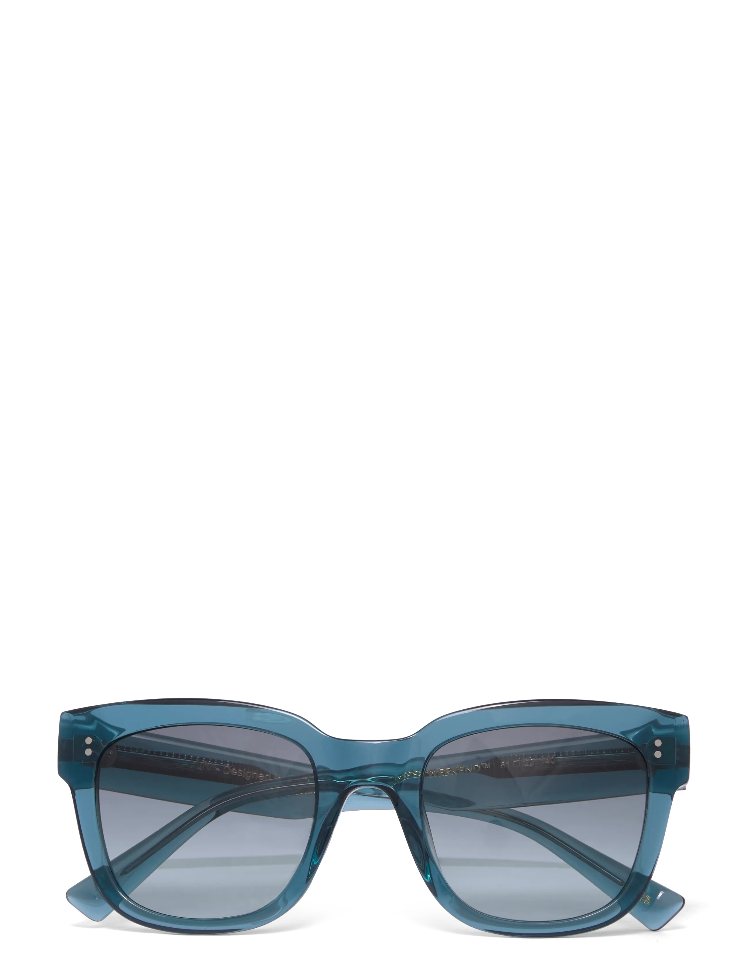 MessyWeekend Liv, One Size, Sunglasses, Blau - D-frame- Wayfarer Frauen