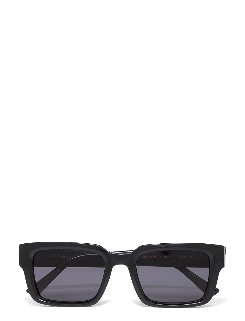 MessyWeekend - LOUIE - eckige form - black grey - 0