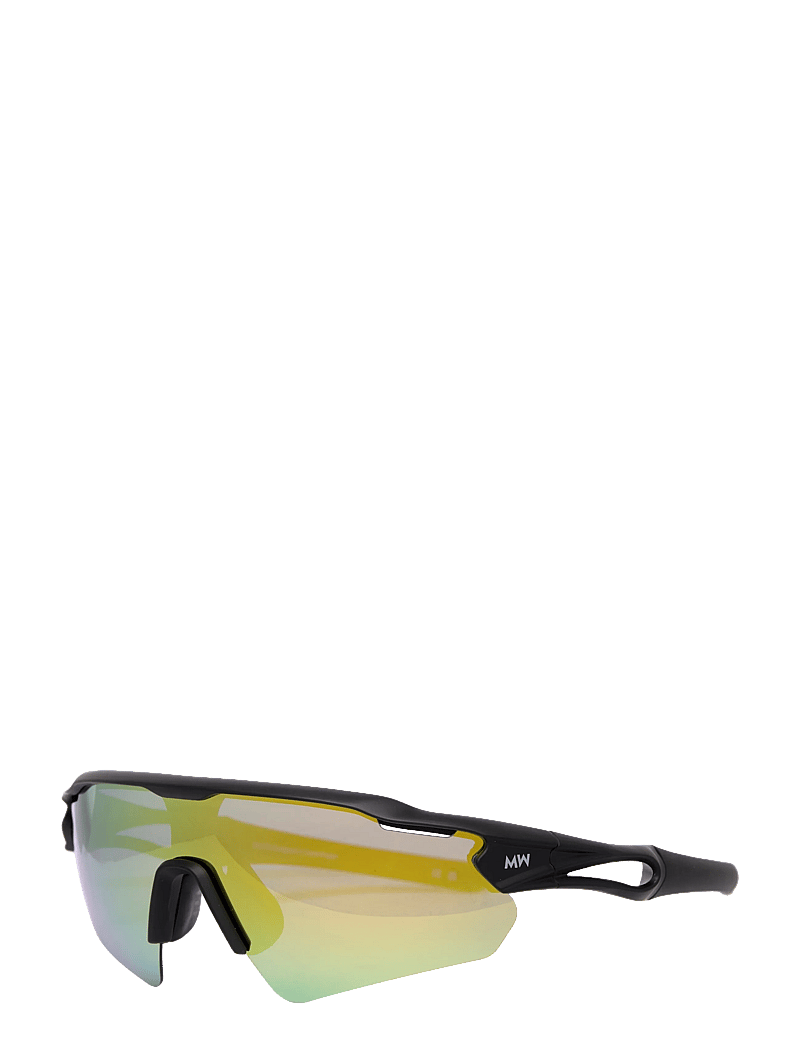 MessyWeekend - RAPID - brillen - black green revo mirrored - 1