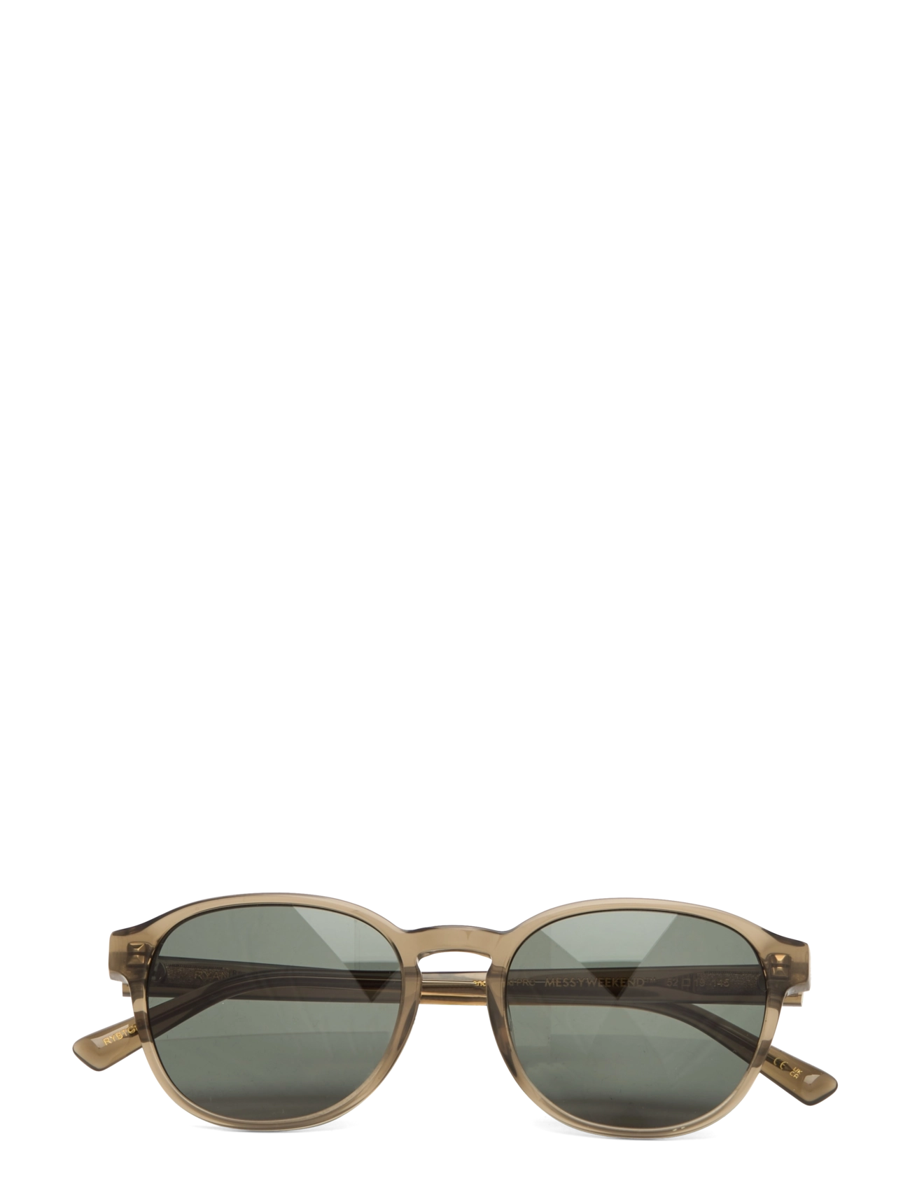 MessyWeekend Ryan, One Size, Sunglasses, Grün - Round Frame Frauen