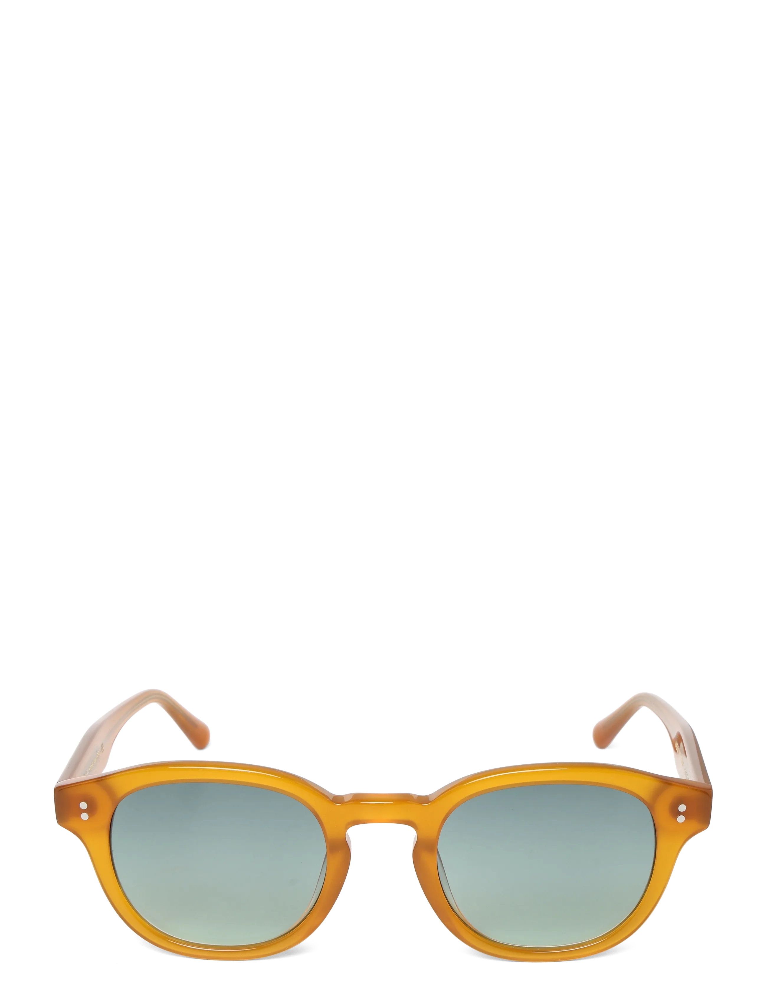MessyWeekend - BILLE - round frame - amber green - 1