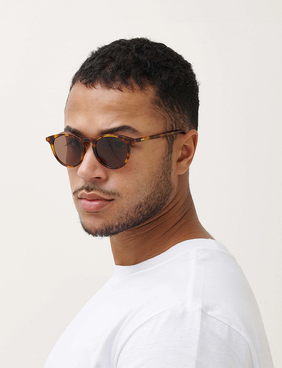 MessyWeekend - NEW DEPP - rund form - tortoise brown - 0