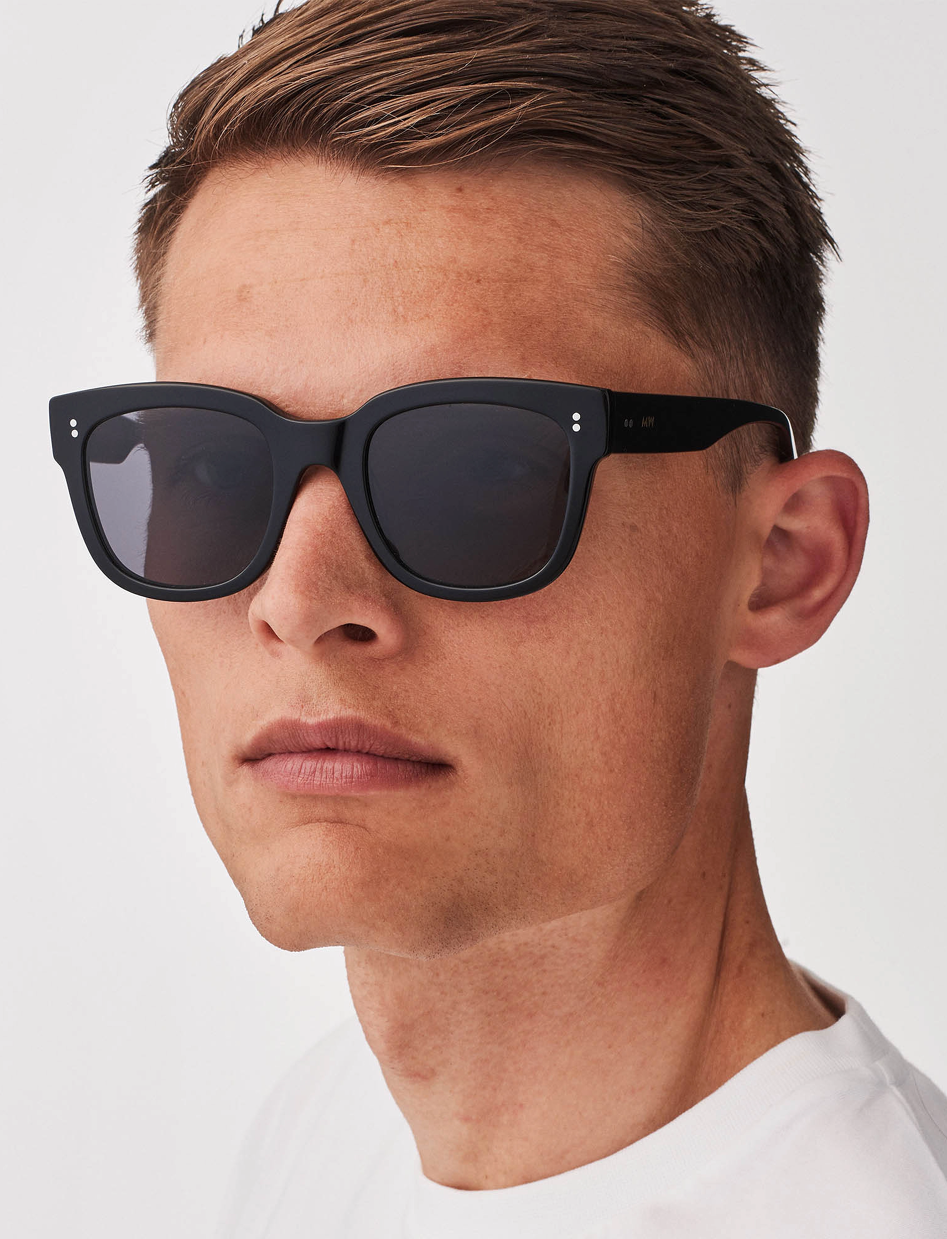 MessyWeekend Liv, One Size, Sunglasses, Schwarz - D-frame- Wayfarer Frauen