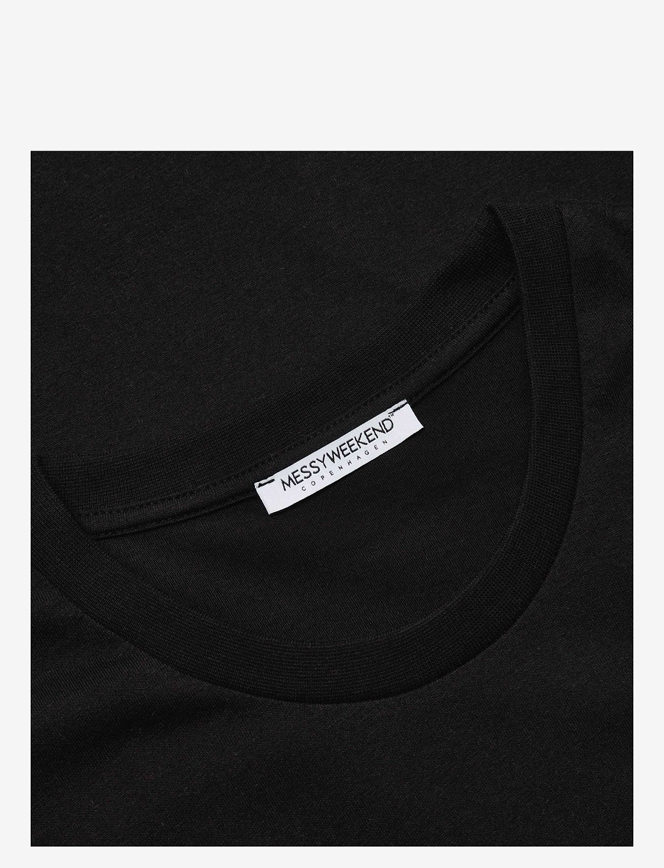 MessyWeekend - TEE SS23 - short-sleeved t-shirts - black - 1