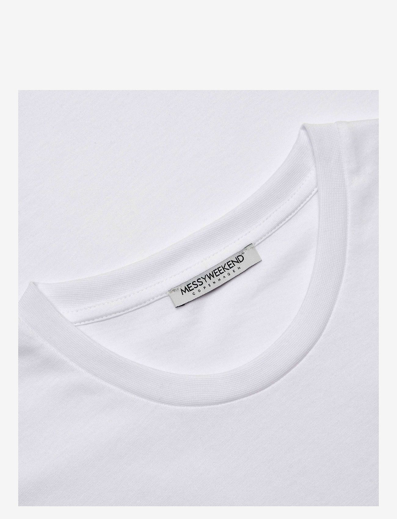 MessyWeekend - TEE SS23 - short-sleeved t-shirts - white - 1