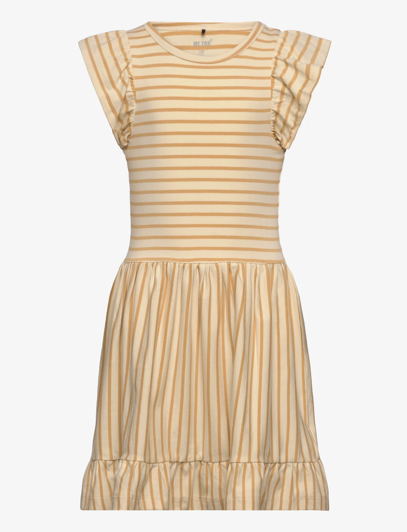MeToo - Dress SS - short-sleeved casual dresses - vanilla - 0