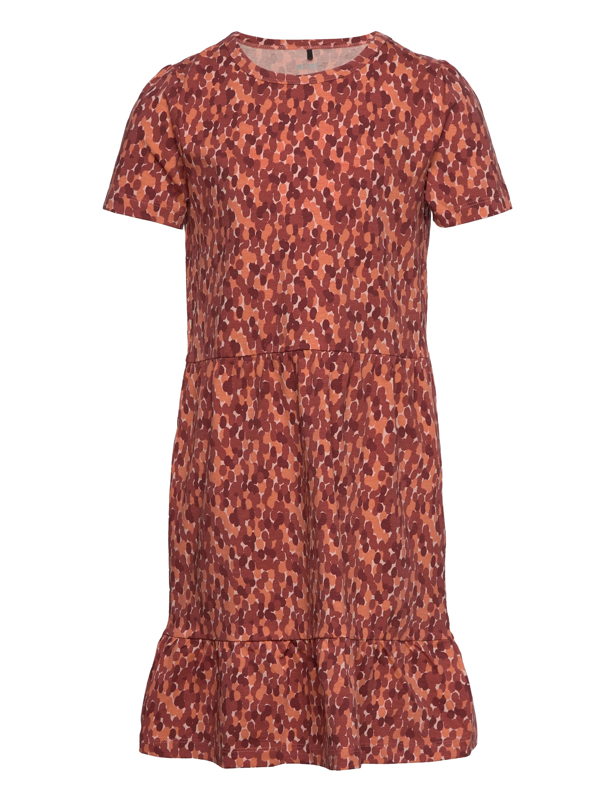 MeToo Dress SS - Kjoler - DUSTY PINK / orange
