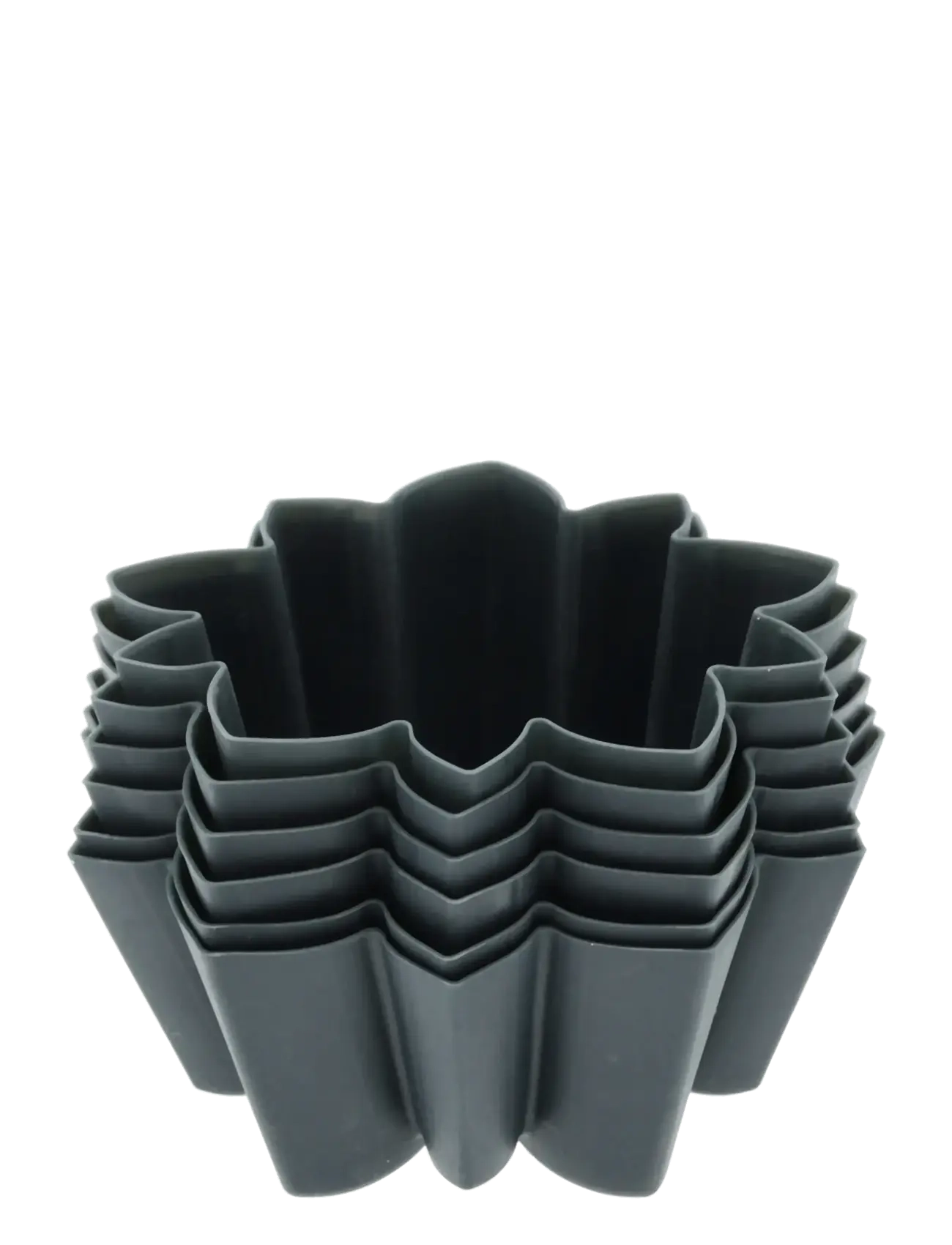Blomsterbergs - Muffin mould Flower 6 pcs - grey - 2
