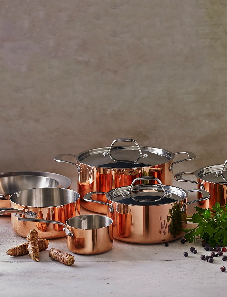 Blomsterbergs - Copper fry pan - bratpfannen - metal - 2