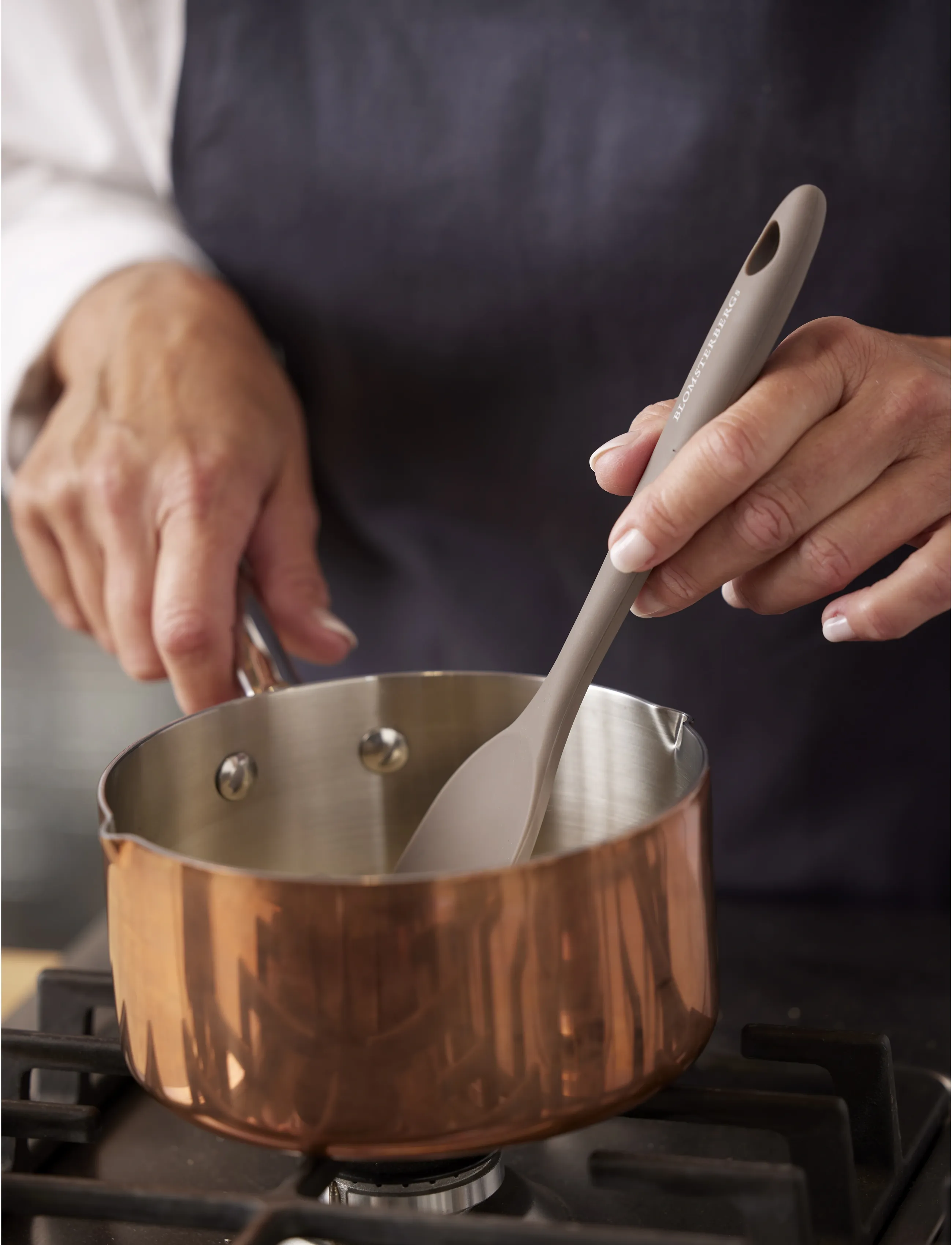 Blomsterbergs Copper casserolle - Pots & Sauce Pans - METAL / gold