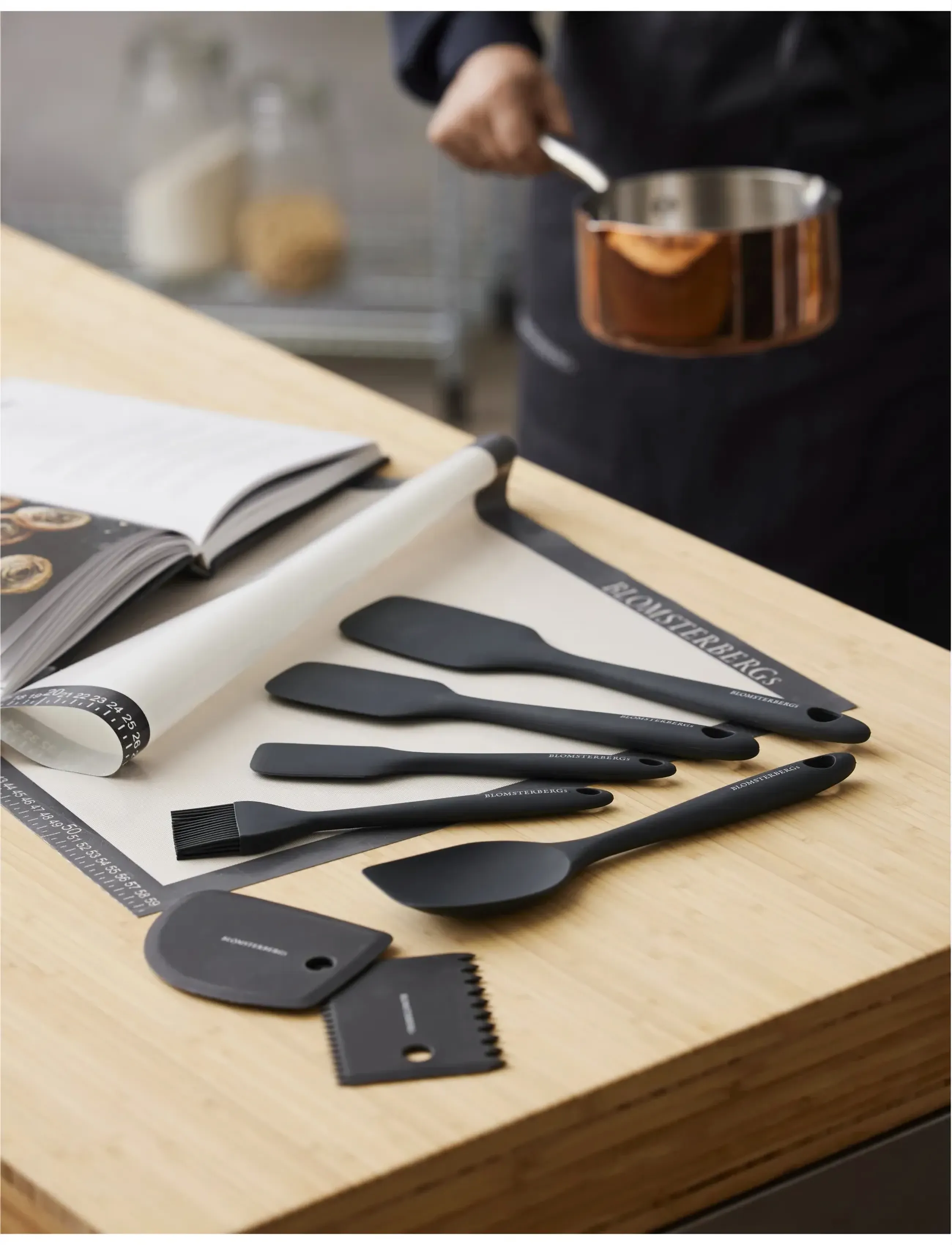 Blomsterbergs Dejskraber, 27 cm, Kitchen Tools, Grau - Spatulas, Homeware