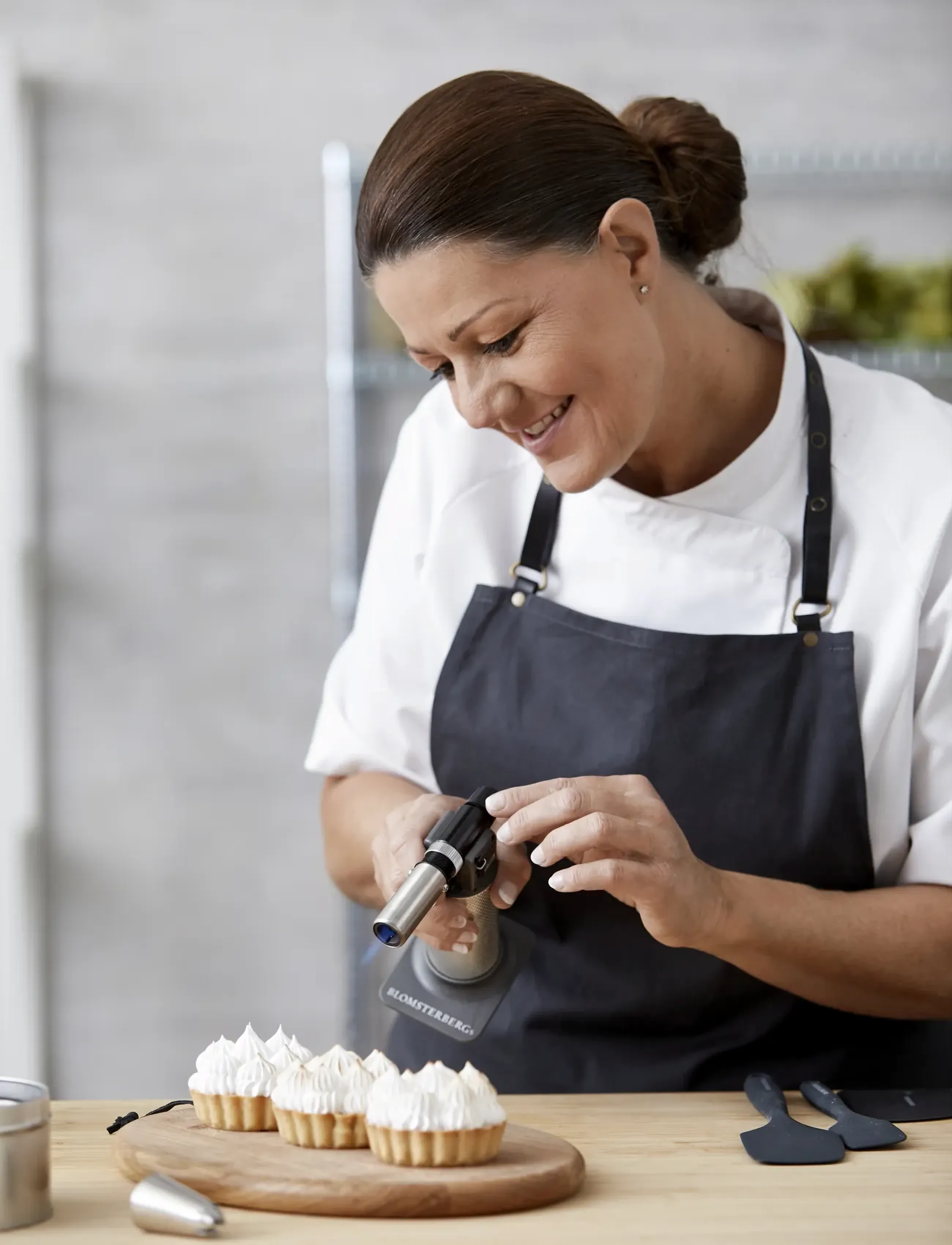 Blomsterbergs Kitchen torch prof. - Confirmation - STEEL/BLACK / grey