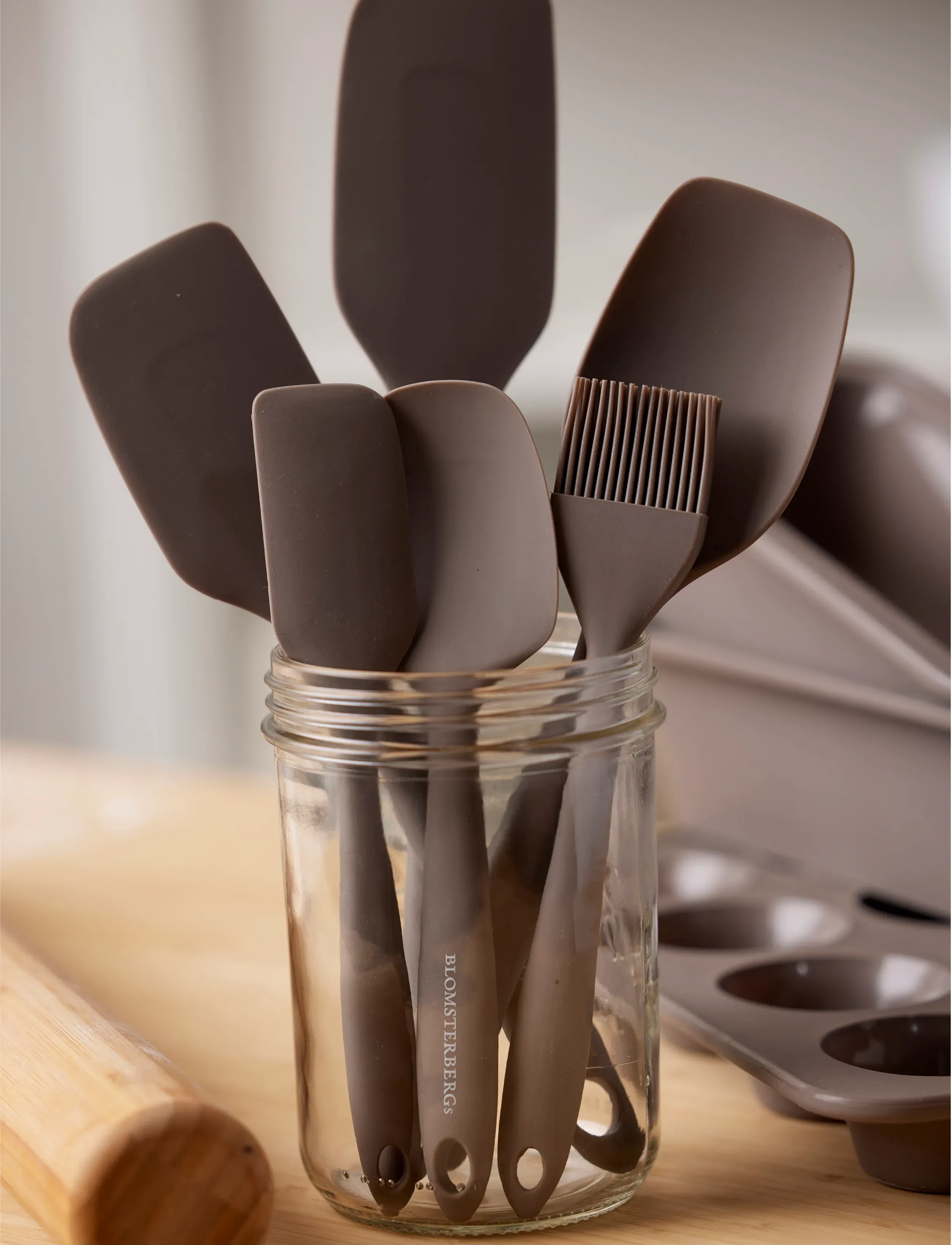 Blomsterbergs Grydeske, Ø 27 cm, Kitchen Tools, Beige - Spatulas, Homeware