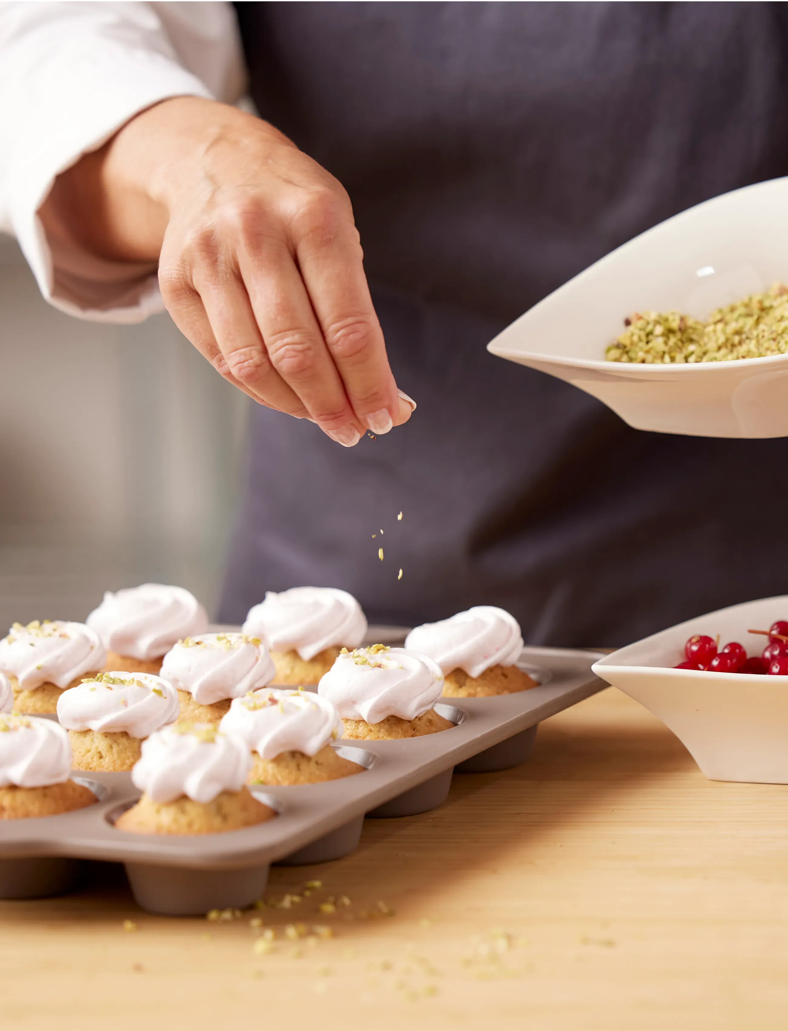 Blomsterbergs Muffinform Til 12 Stk., 36.2X 25.3X 3.7 cm, Baking Tins, Beige - Cookies- & Cake Homeware