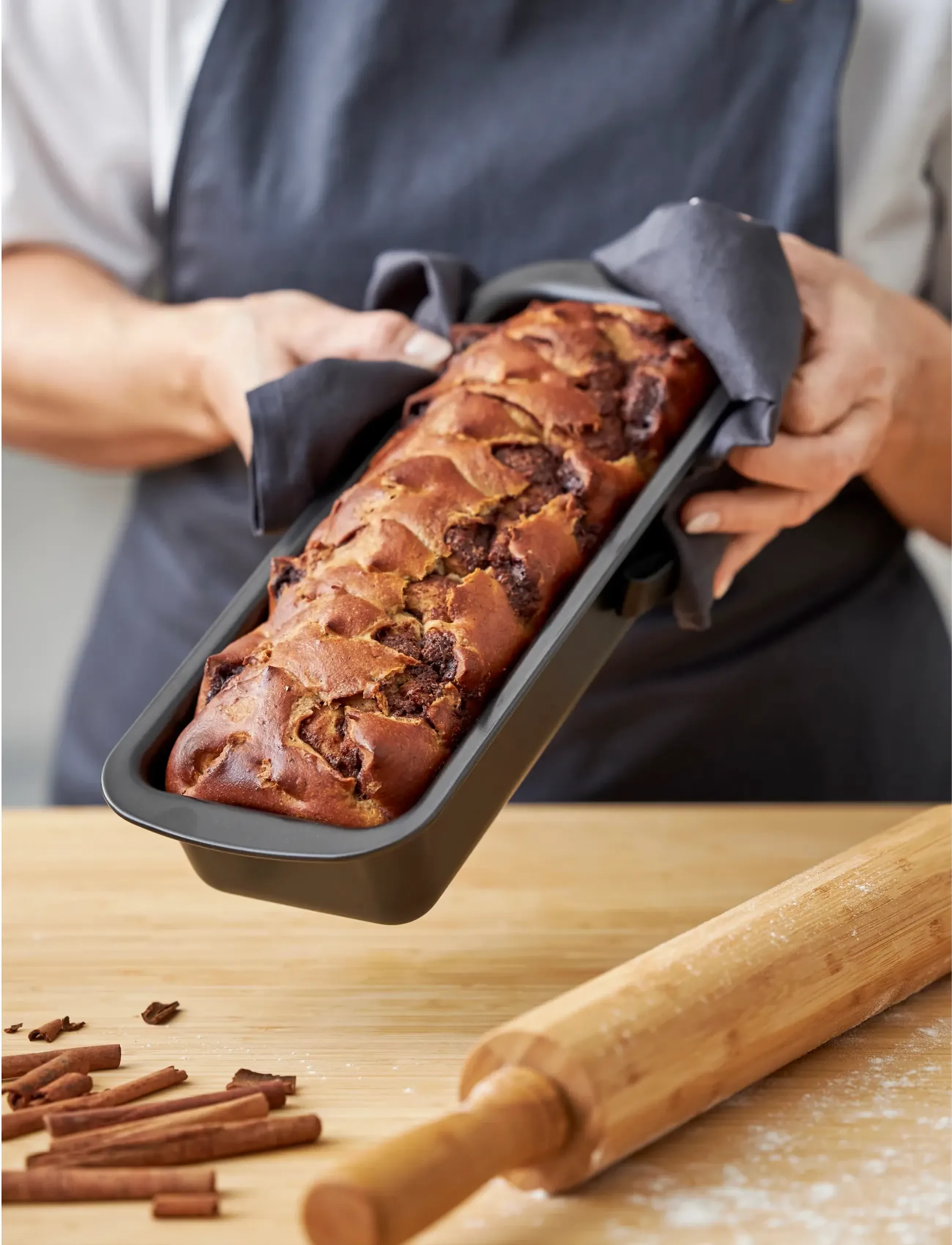 Blomsterbergs Brødform, L30 cm, Baking Tins, Schwarz - Loaf Homeware
