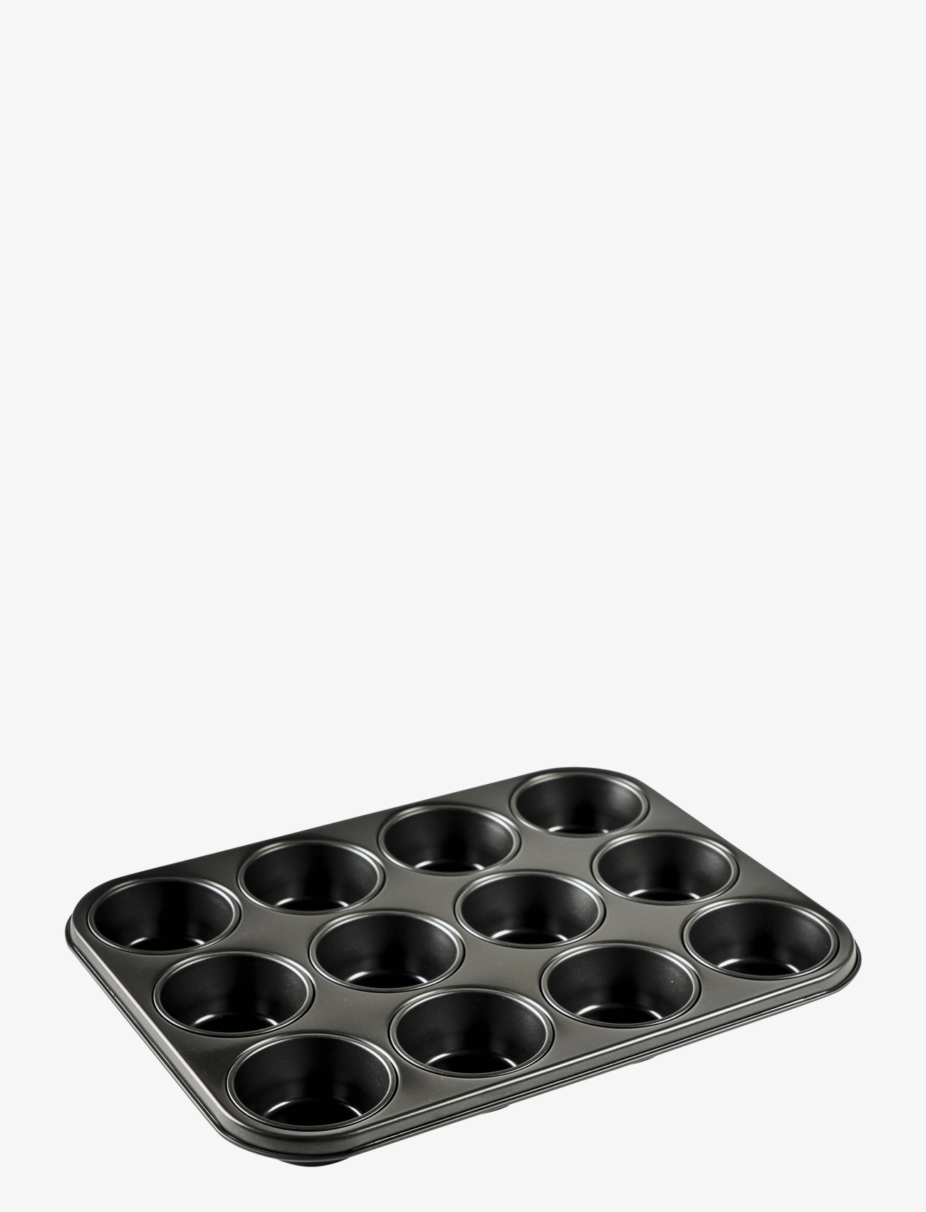 BLOMSTERBERGS Muffinform Til 12 Stk. Schwarz - FOR 12PCS - Unisex