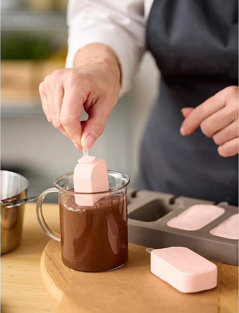 Blomsterbergs - Popsicle mould with 4 pcs Classic - ijslepels - beige - 0