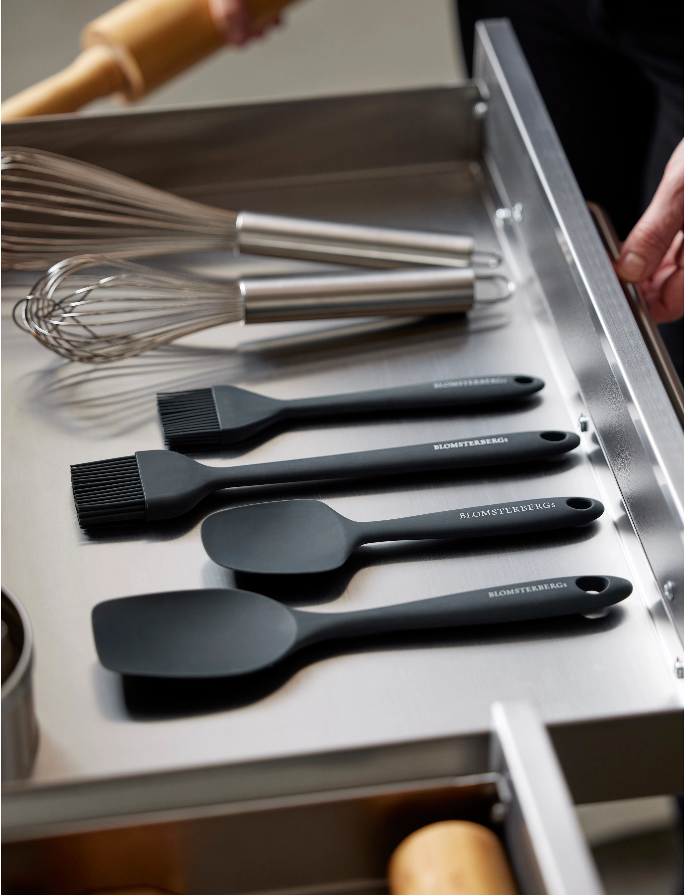 Blomsterbergs - Pastry brush - grey - 1