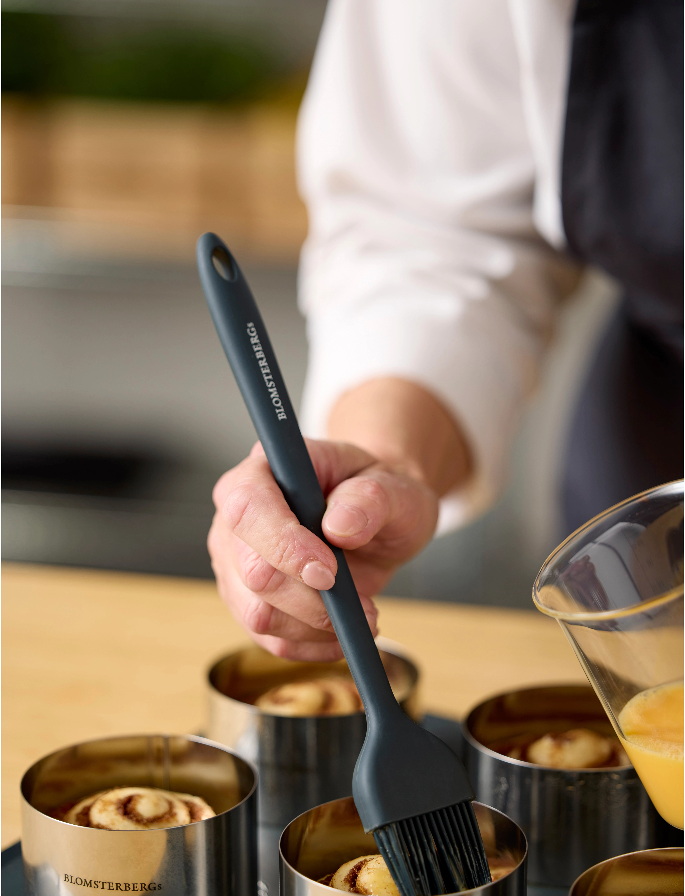 Blomsterbergs - Pastry brush - grey - 2