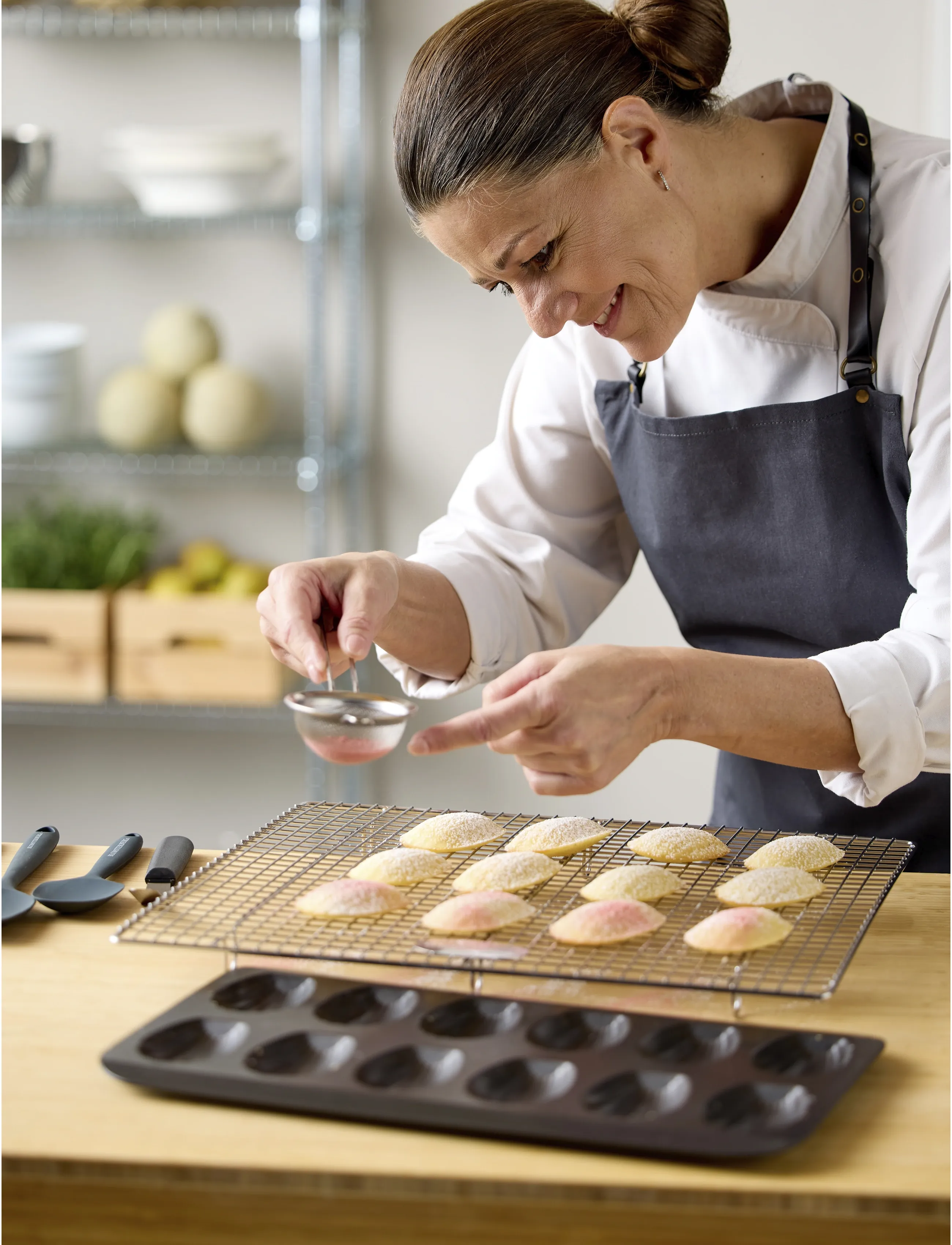 Blomsterbergs Afkølingsrist, 43X 37X 3.4 cm, Baking Accessories, Silber - Other Homeware