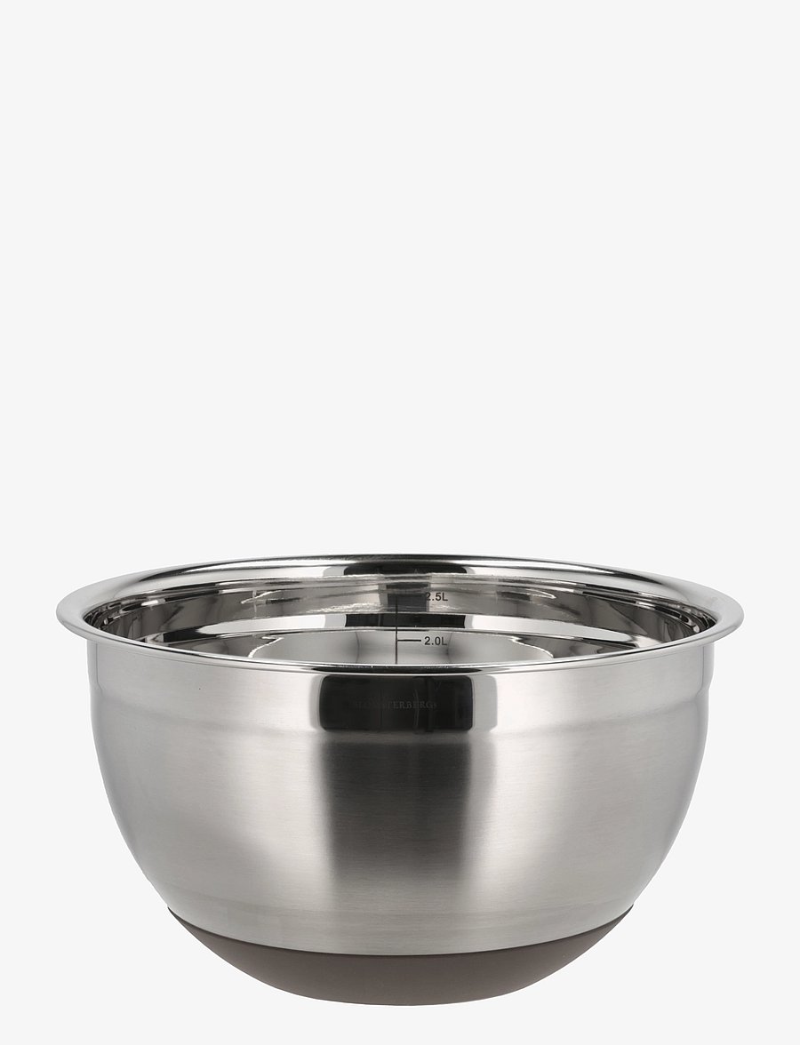 Blomsterbergs - Mixing bowl w. silicone base - rührschüsseln - beige - 1