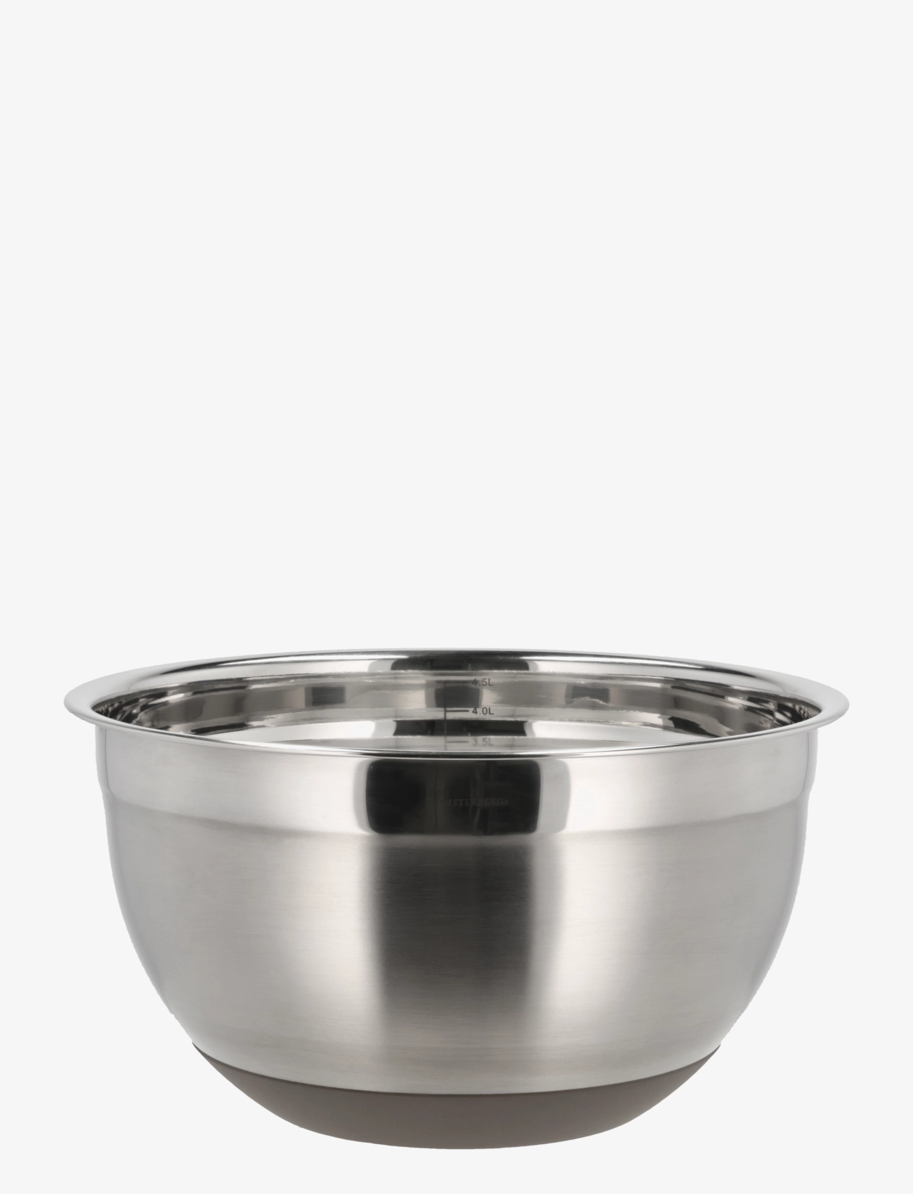 Blomsterbergs Røreskål m. silikonebund - Skåle & Margretheskåle - BEIGE / silver