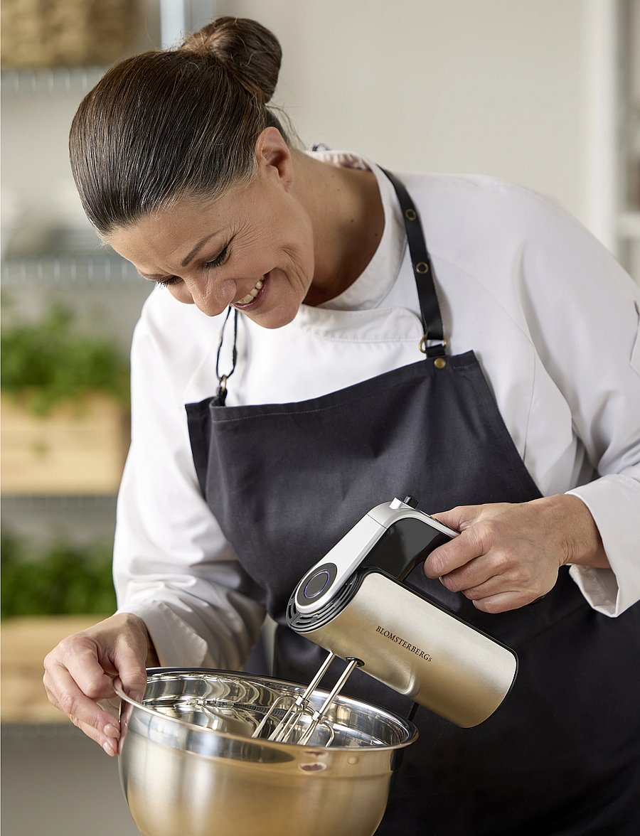Blomsterbergs - Mixing bowl w. silicone base - segamiskausid - beige - 4