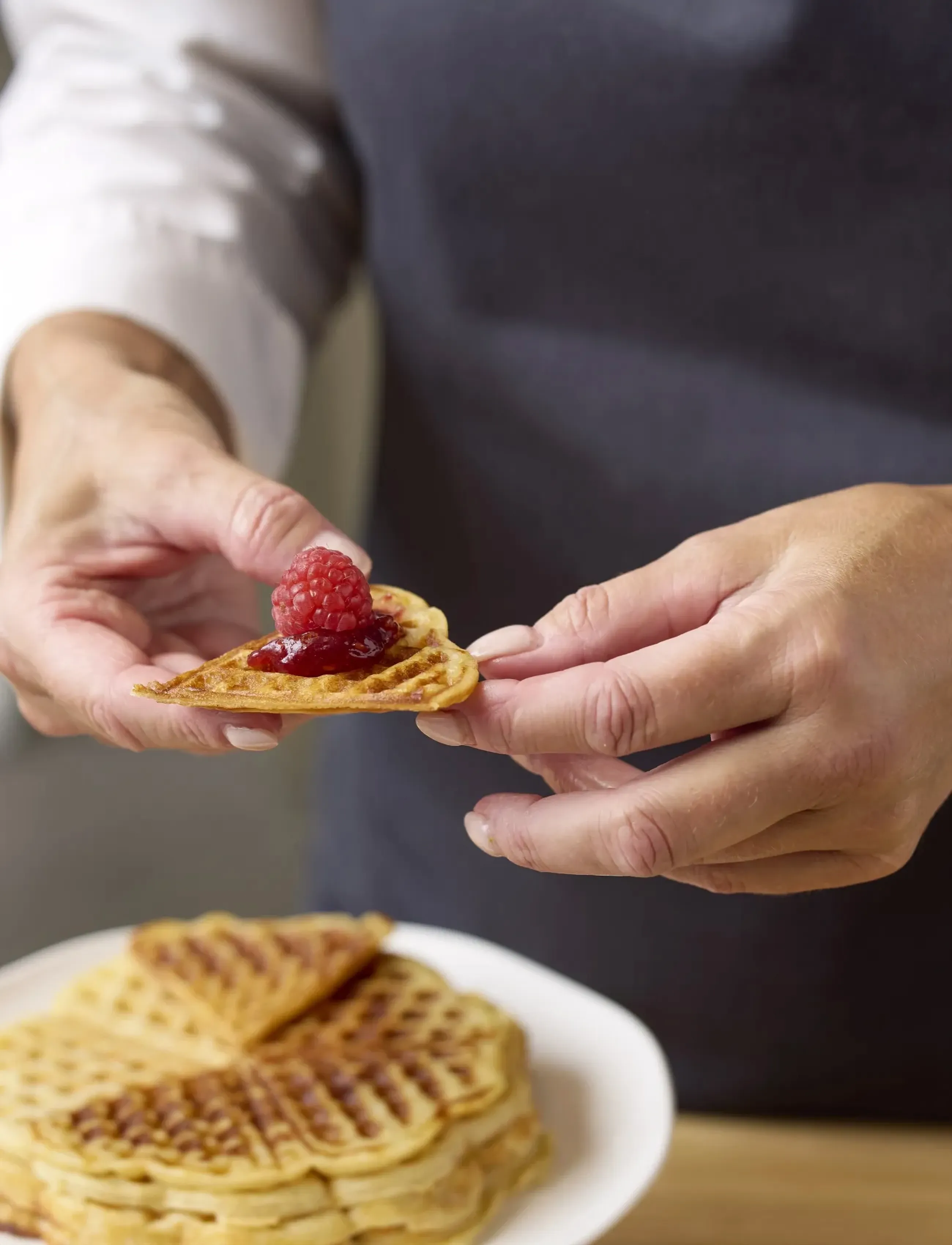 Blomsterbergs - Waffle maker 1000 watt - muud köögiseadmed - beige - 4