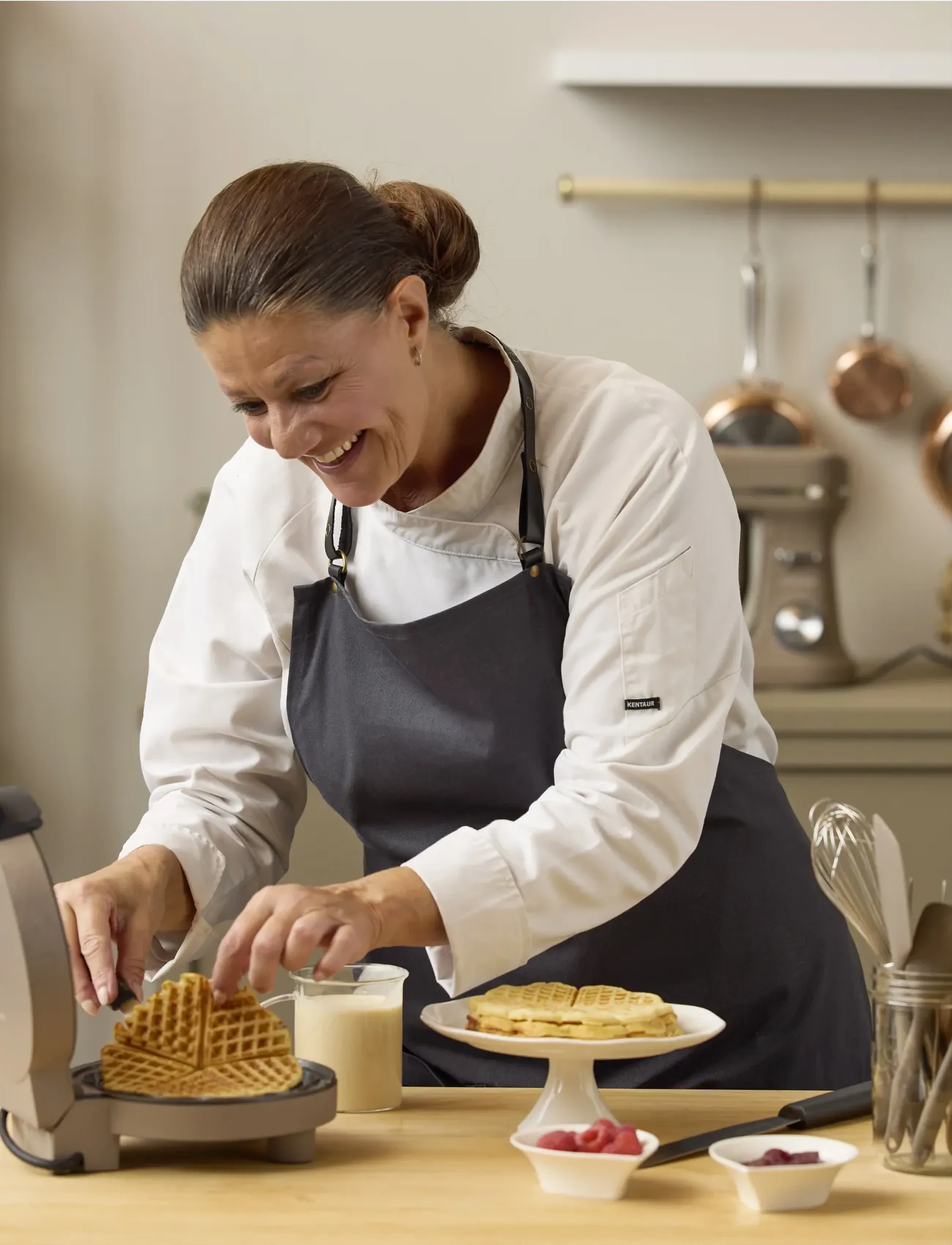 Blomsterbergs - Waffle maker 1000 watt - muud köögiseadmed - beige - 5