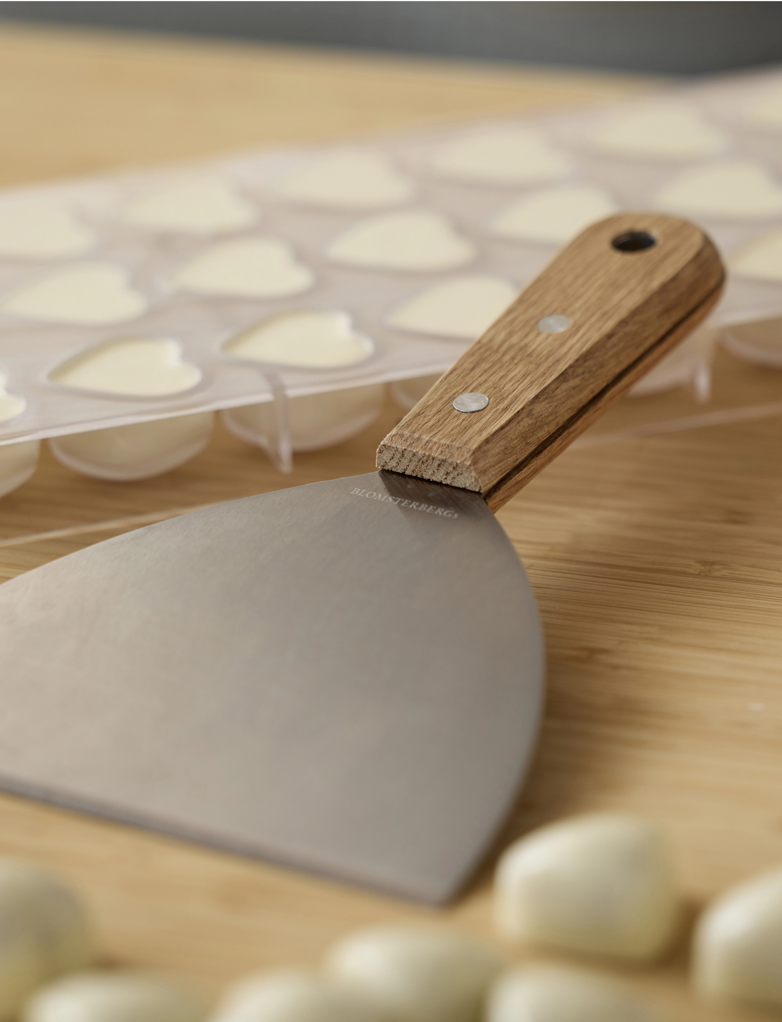 Blomsterbergs Chokoladespatel, 22X15X1.7 cm, Kitchen Tools, Silber - Pizza Cutters & Accessories, Homeware
