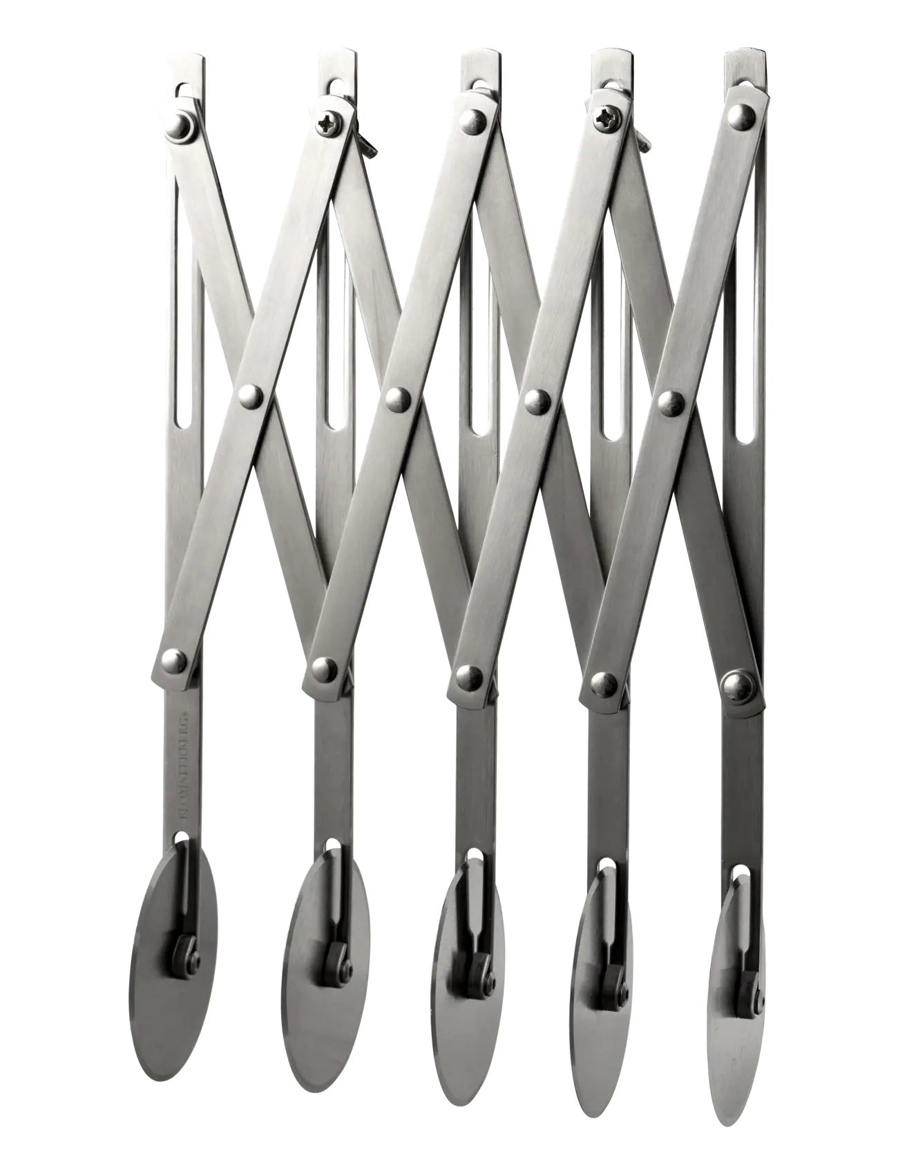 Blomsterbergs - Pastry cutter with 5 wheels - muud küpsetustarvikud - metall - 2