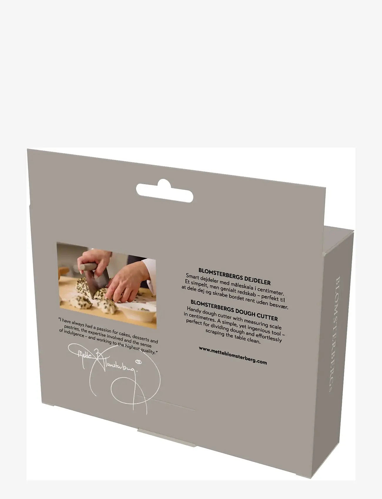 Blomsterbergs - Dough cutter 16.5 x 12.5 x 1.2 cm - spatel & teigschaber - beige - 1