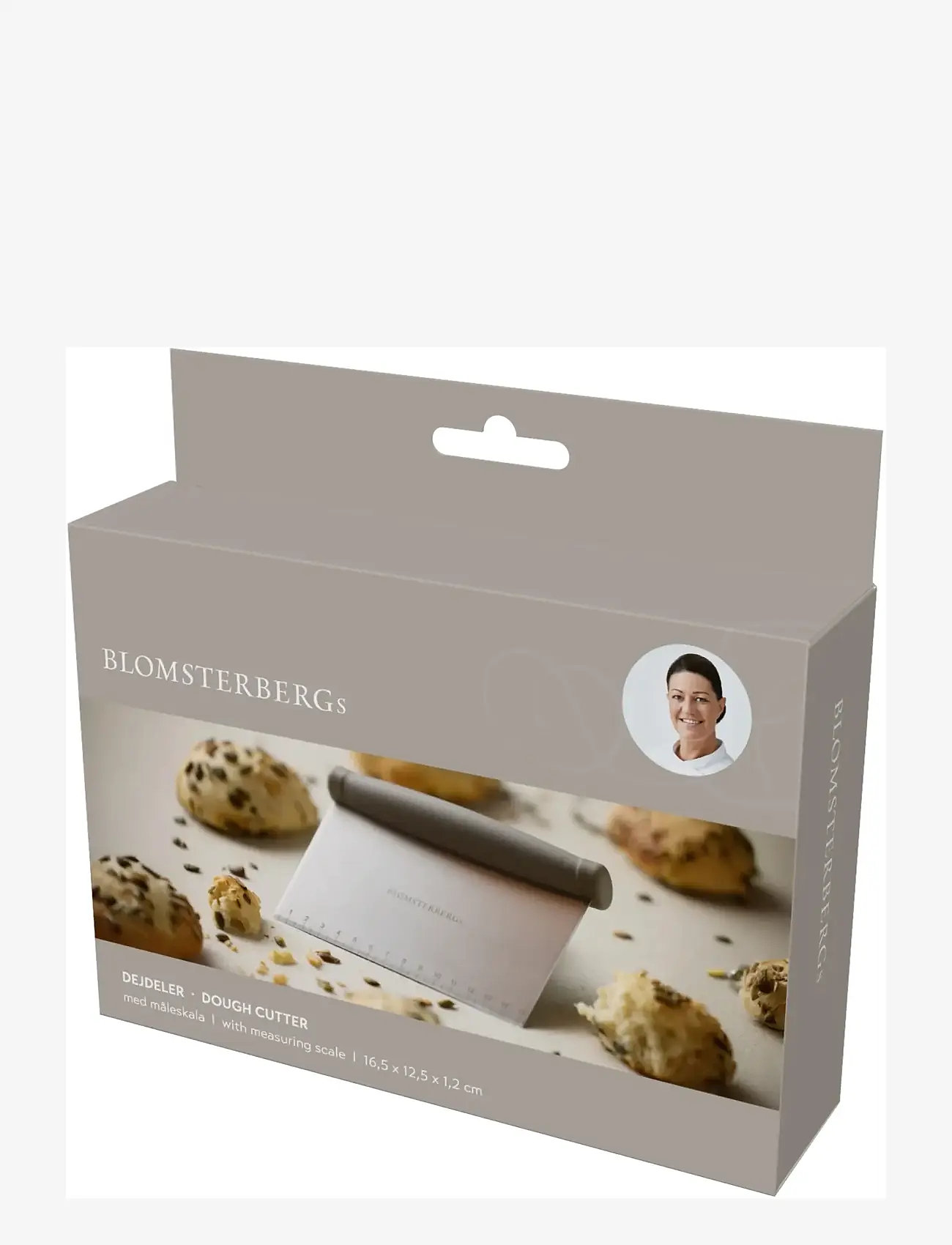 Blomsterbergs - Dough cutter 16.5 x 12.5 x 1.2 cm - spatel & teigschaber - beige - 2
