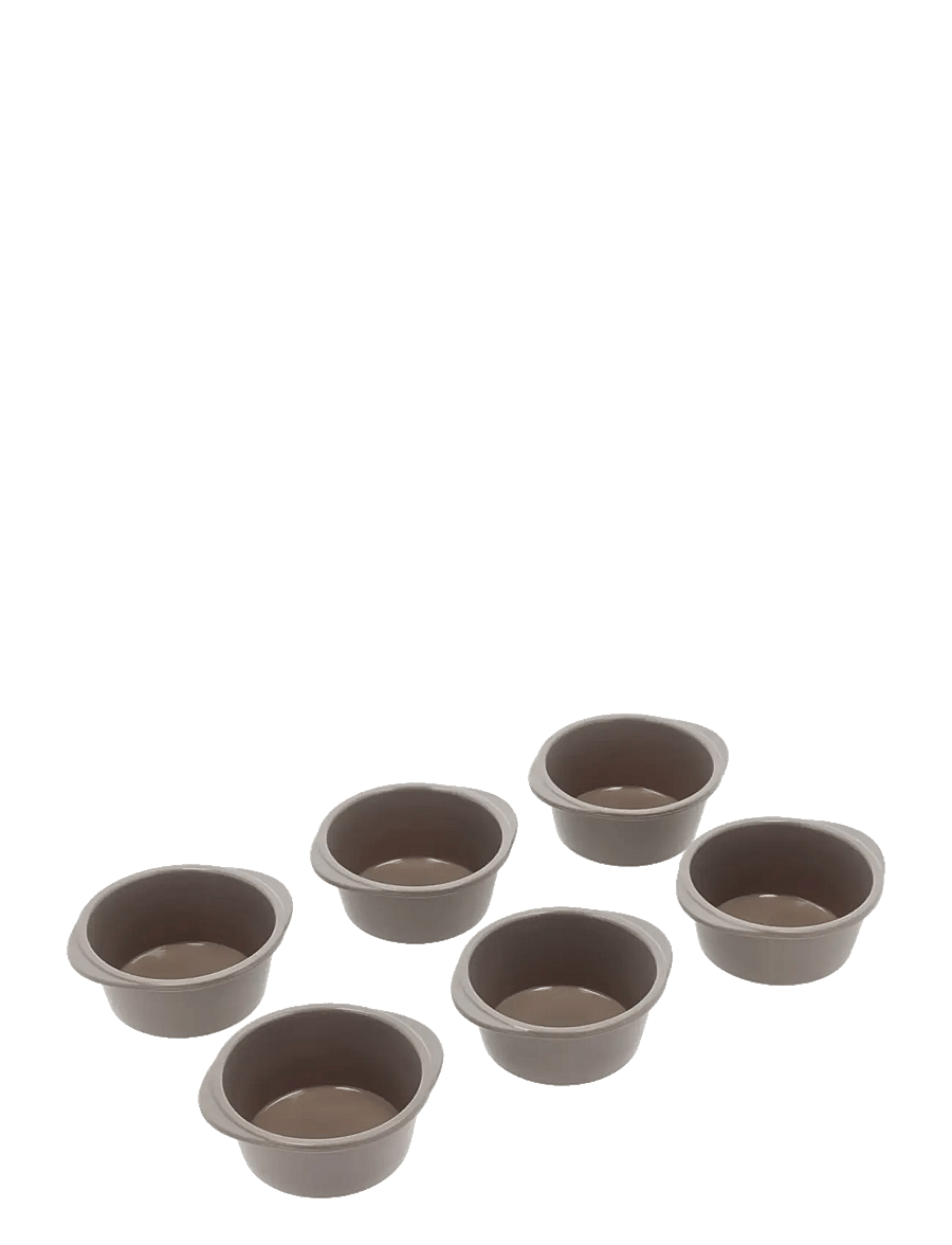 Blomsterbergs - Muffin/Swirl bun mould 6 pcs - cupcake & muffinformen - beige - 1