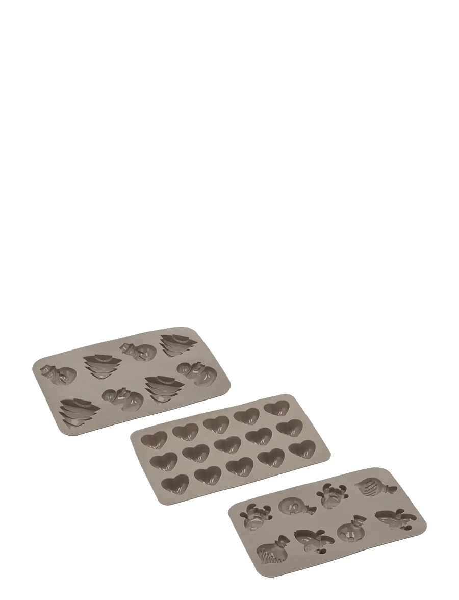 Blomsterbergs - Chocolate mould 3 parts - ofenformen - beige - 1