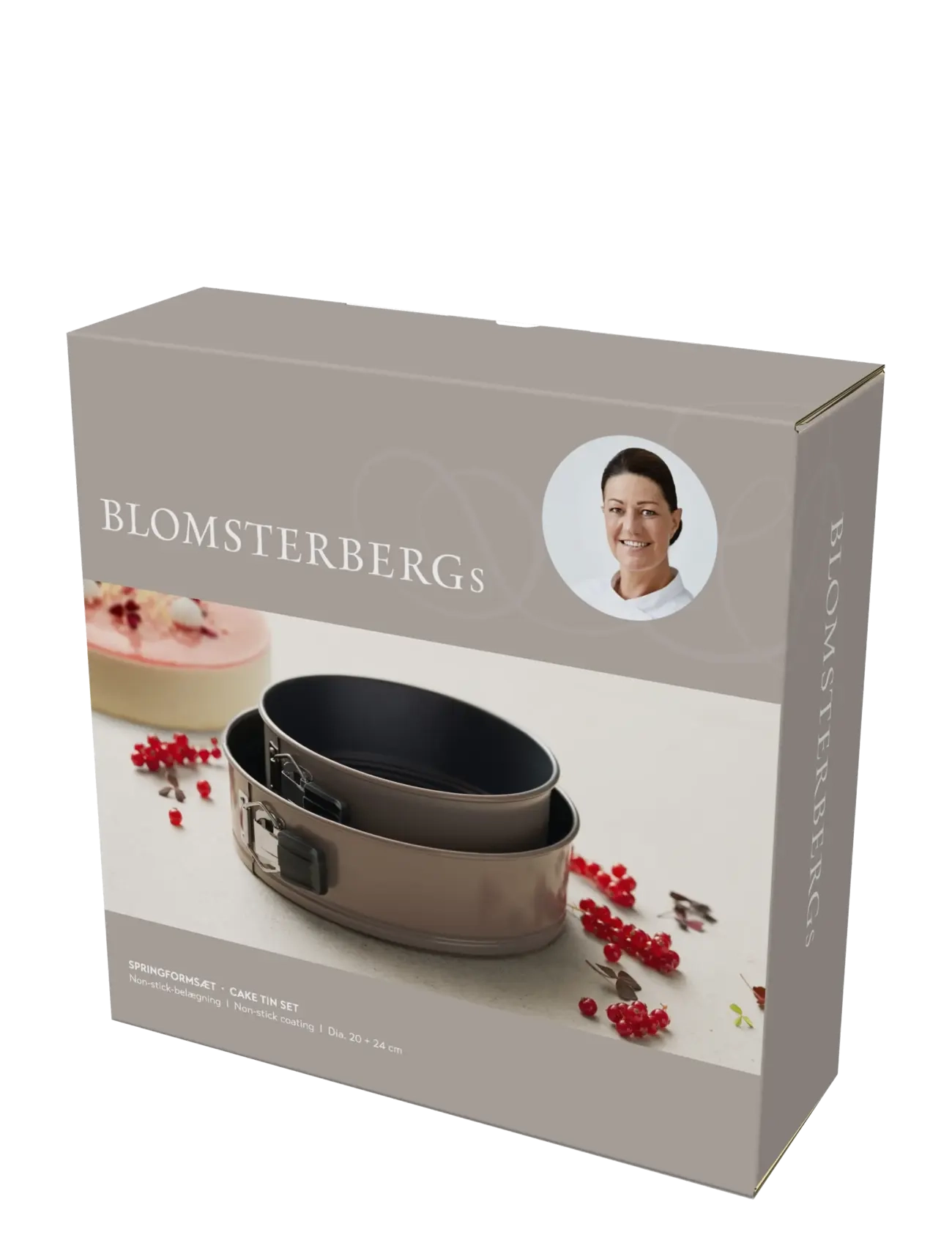 Blomsterbergs - Cake tin set - beige - 4