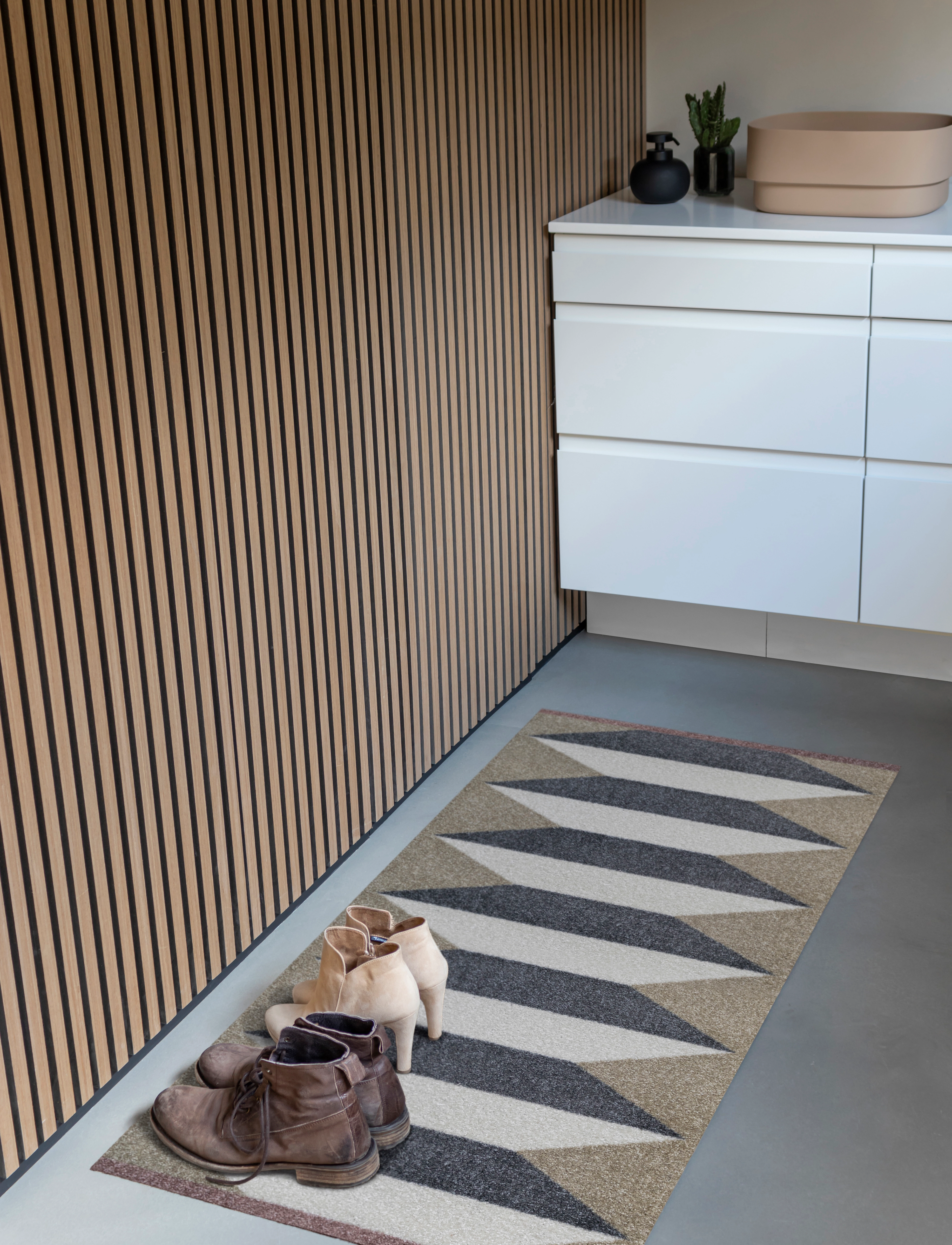 Mette Ditmer Accordion All-Round Mat, 70X150 cm, Multi/patterned, Tæpper > Dørmåtter, Unisex