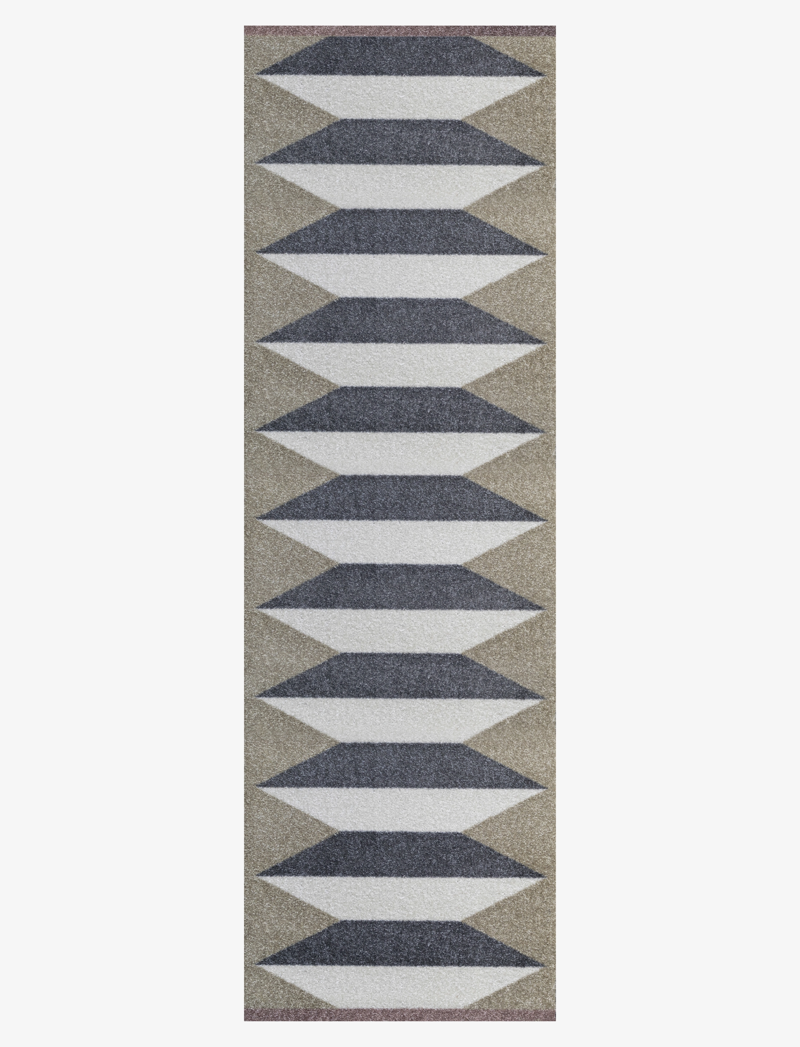 Mette Ditmer Accordion All-Round Runner, Dørmåtte, Multi/mønstret, Str: 77X240CM