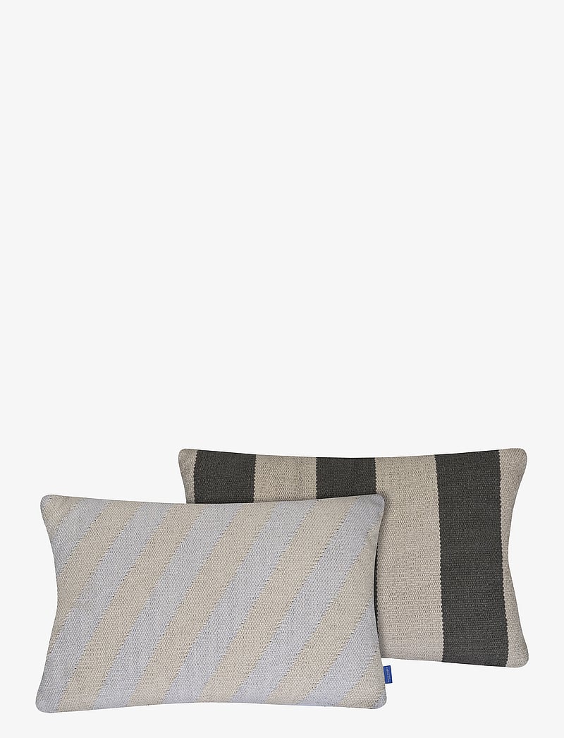 Mette Ditmer - ACROSS kilim cushion cover - kissenbezüge - light grey - 1